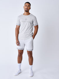 Labyrintmønstret shorts