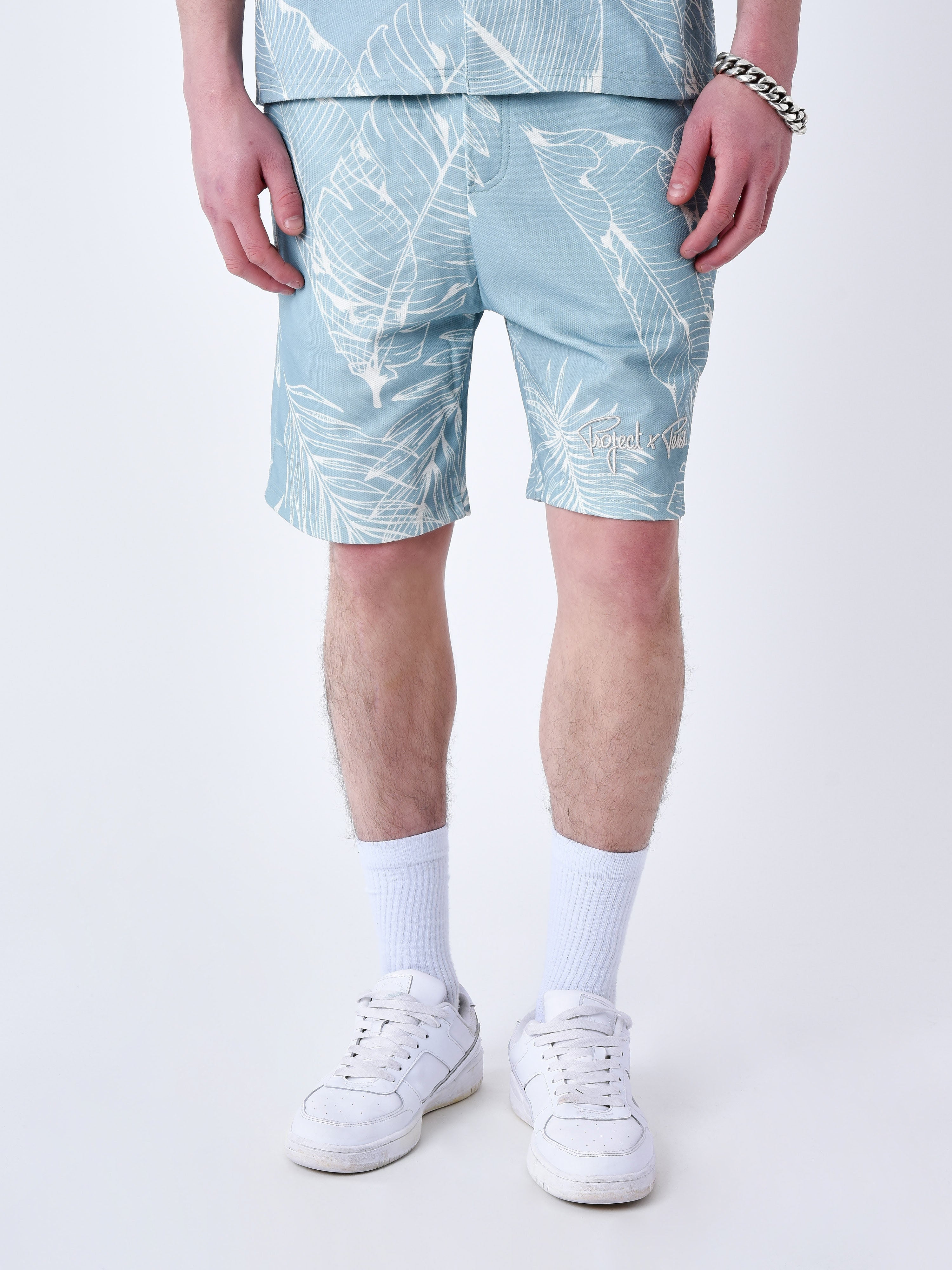 Pantaloni scurți cu imprimeu Luxuriant-2
