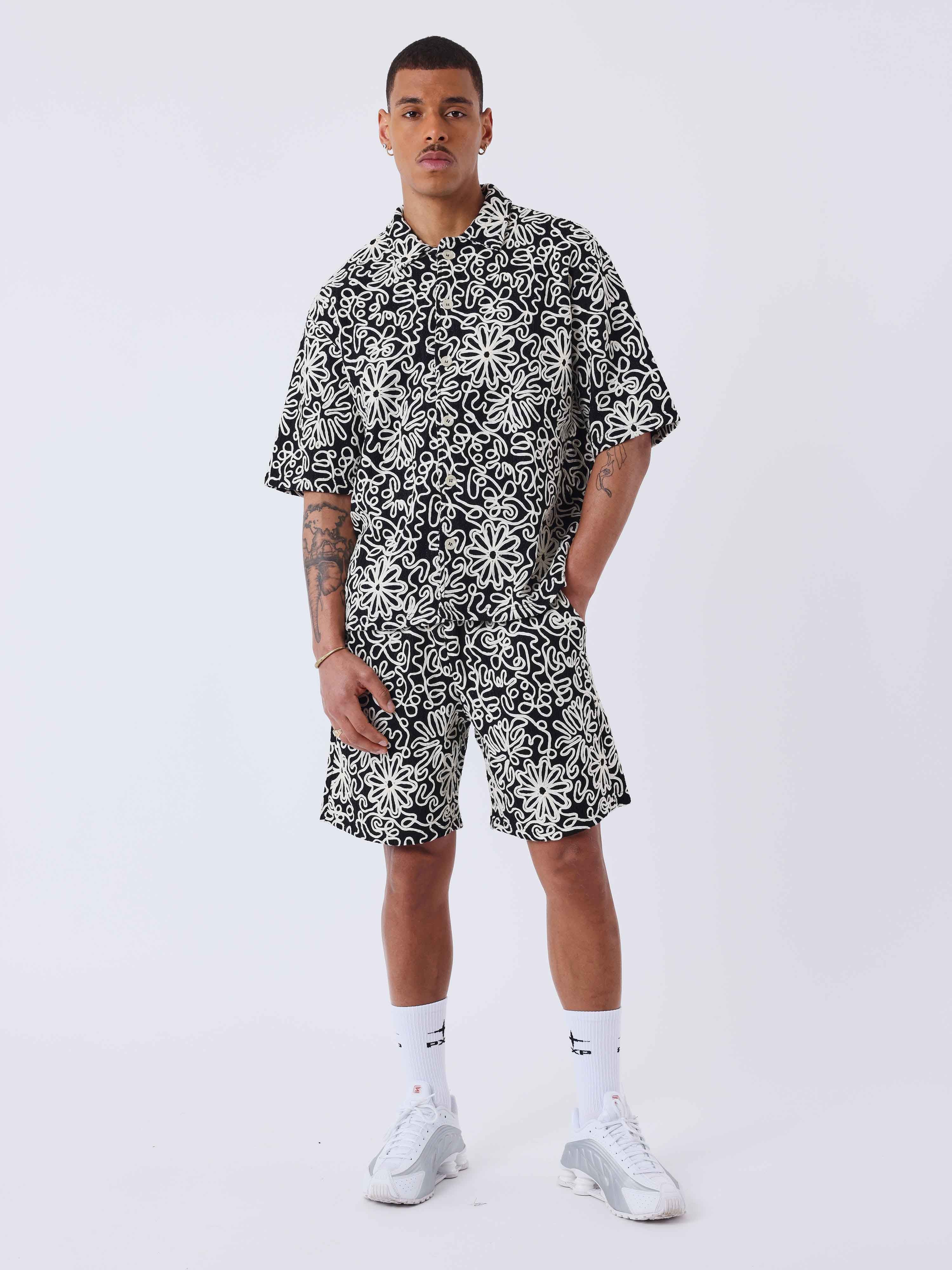 short-kalash-x-pxp-a-motifs-naturel-bleu