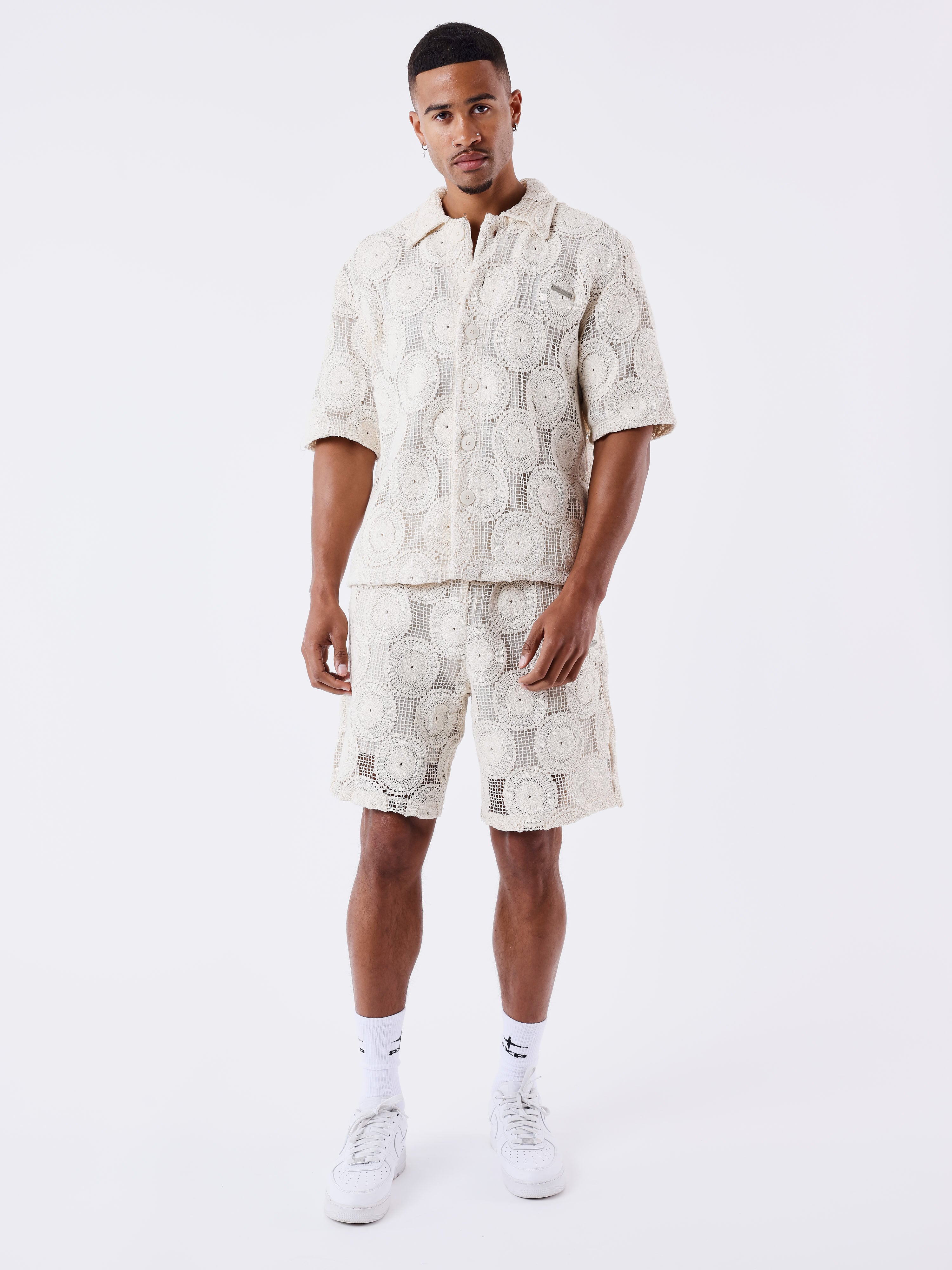 Kalash x PXP Patchwork Embroidery Shorts