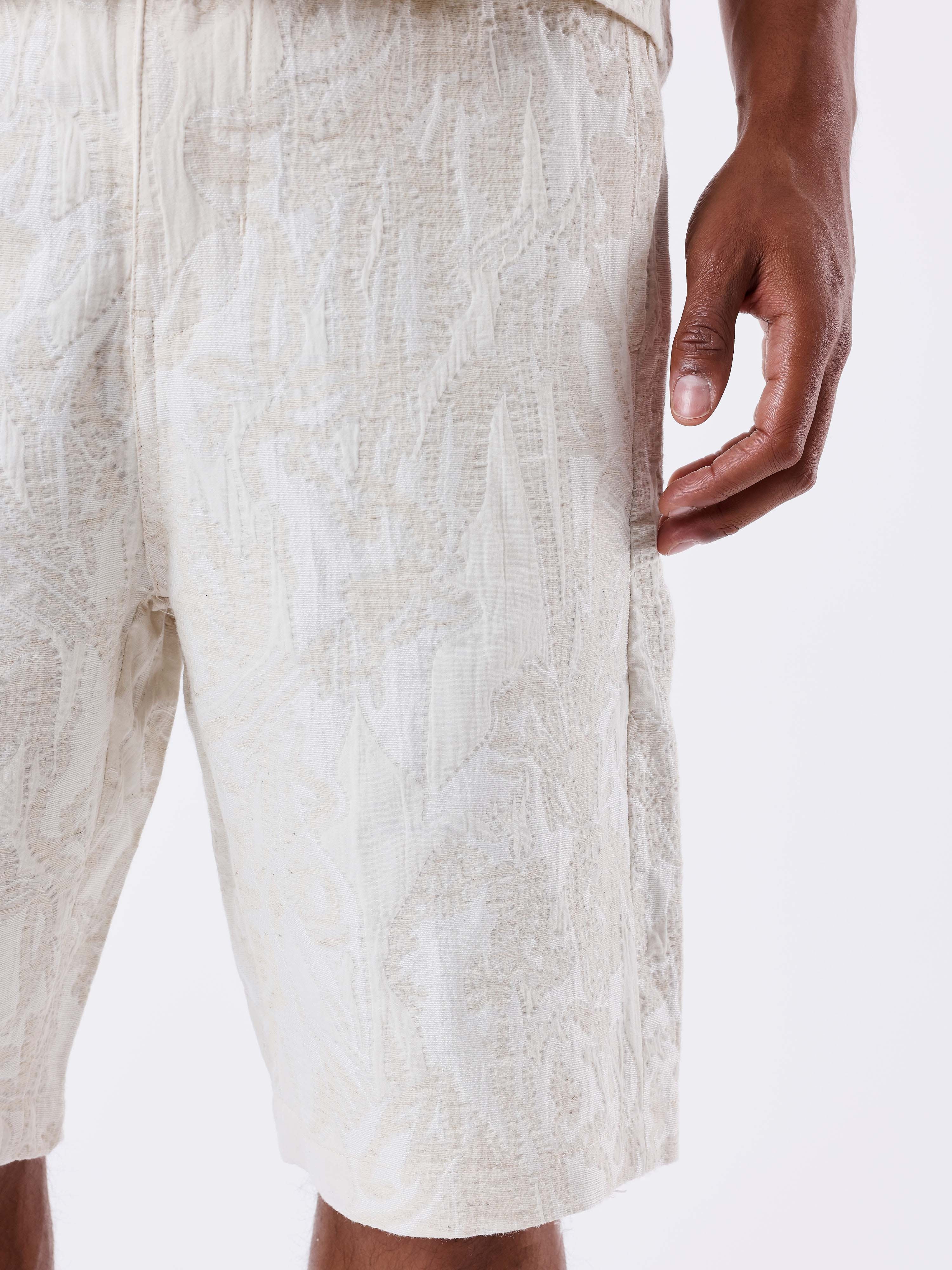 short-motif-floral-beige