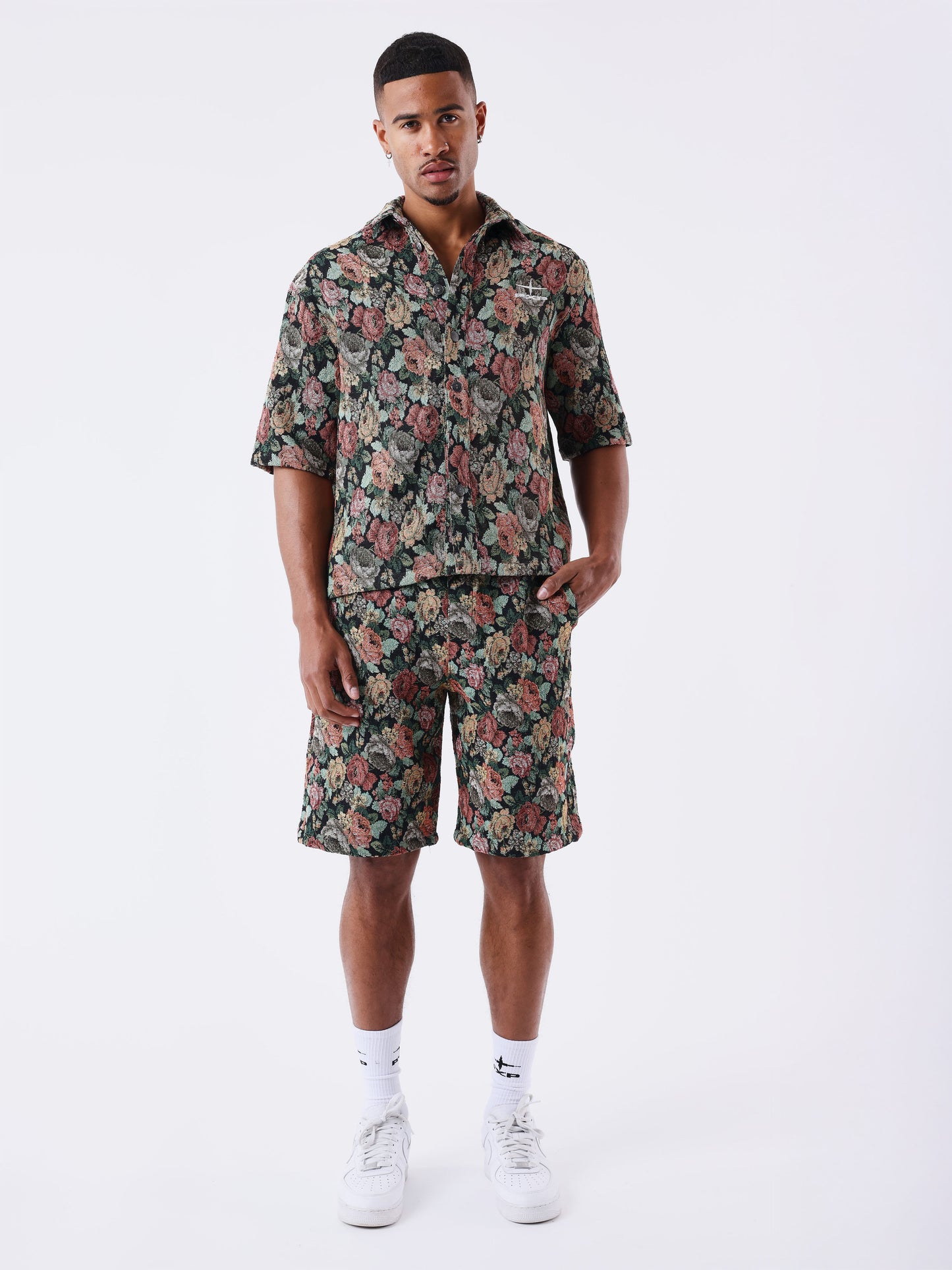 short-pxp-fleurie-noir