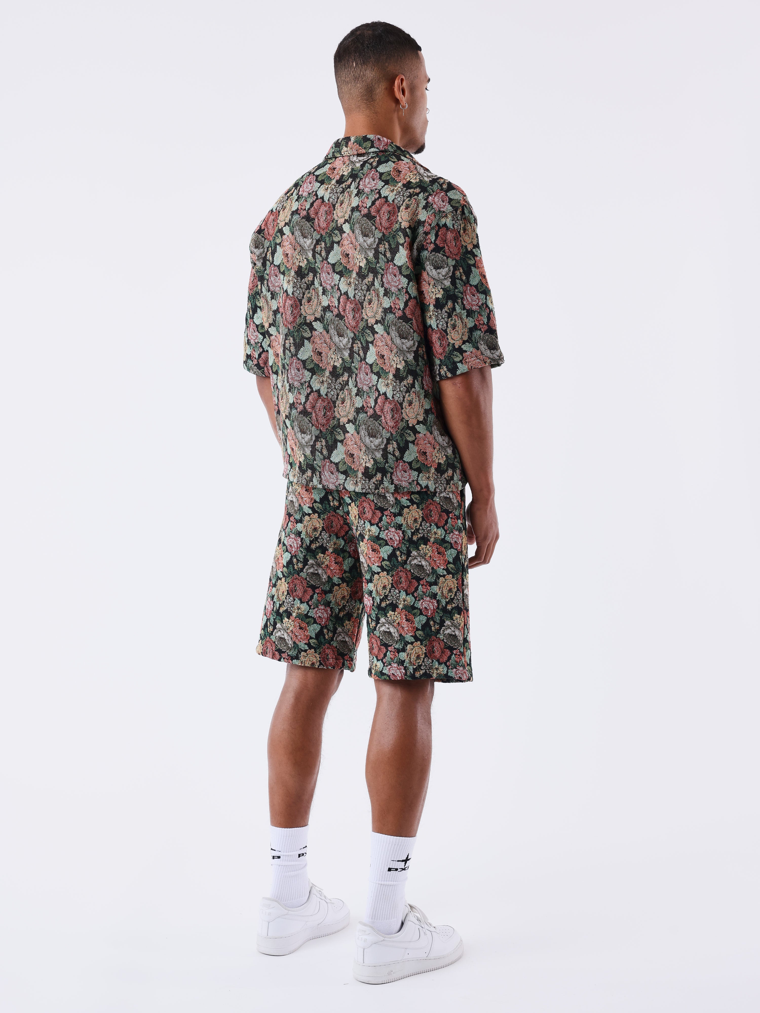 short-pxp-fleurie-noir