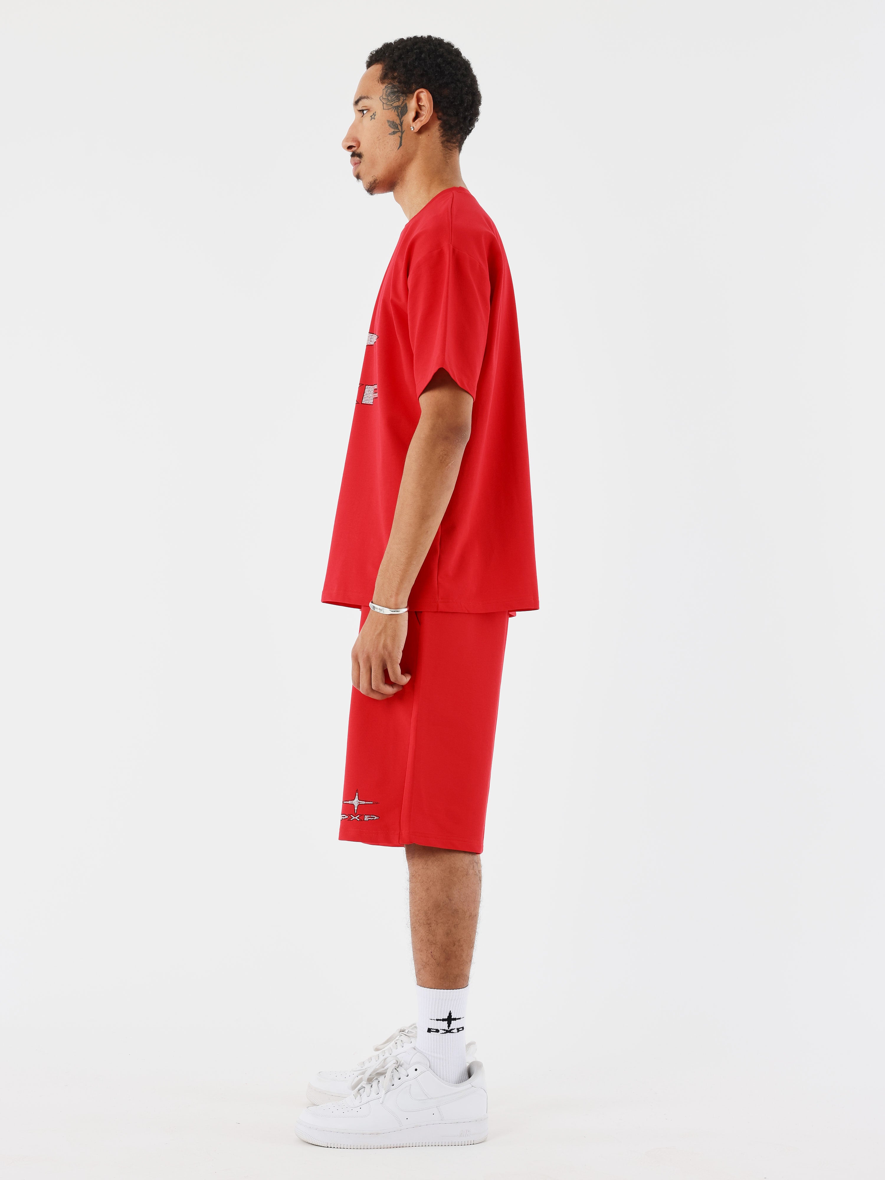 short-pxp-polaris-diamant-rouge