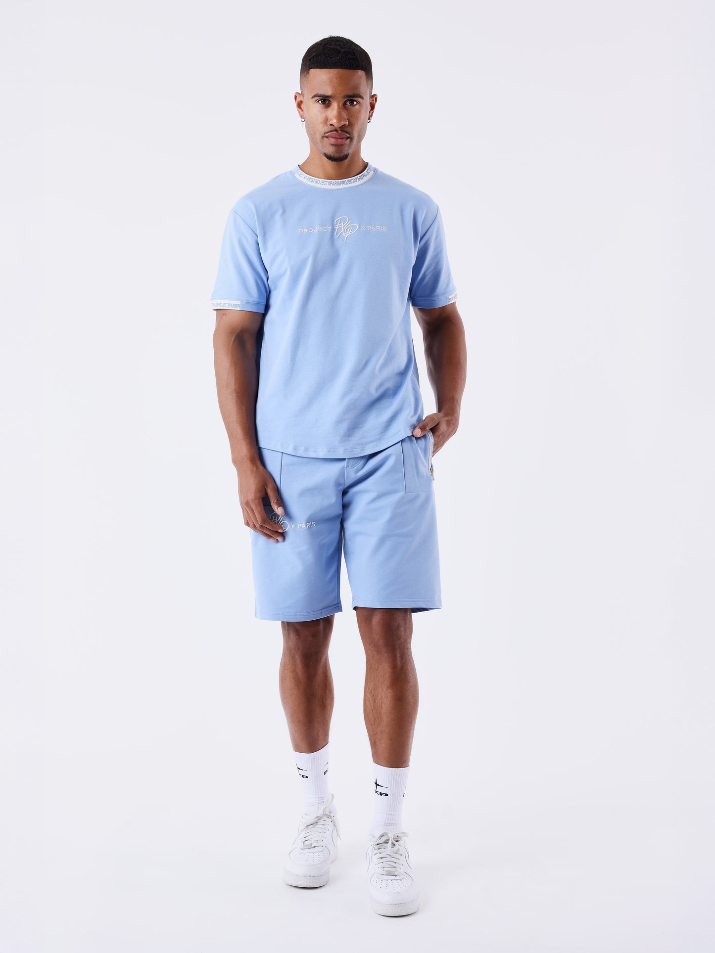 short-uni-avec-bande-logo-cashmere-blue