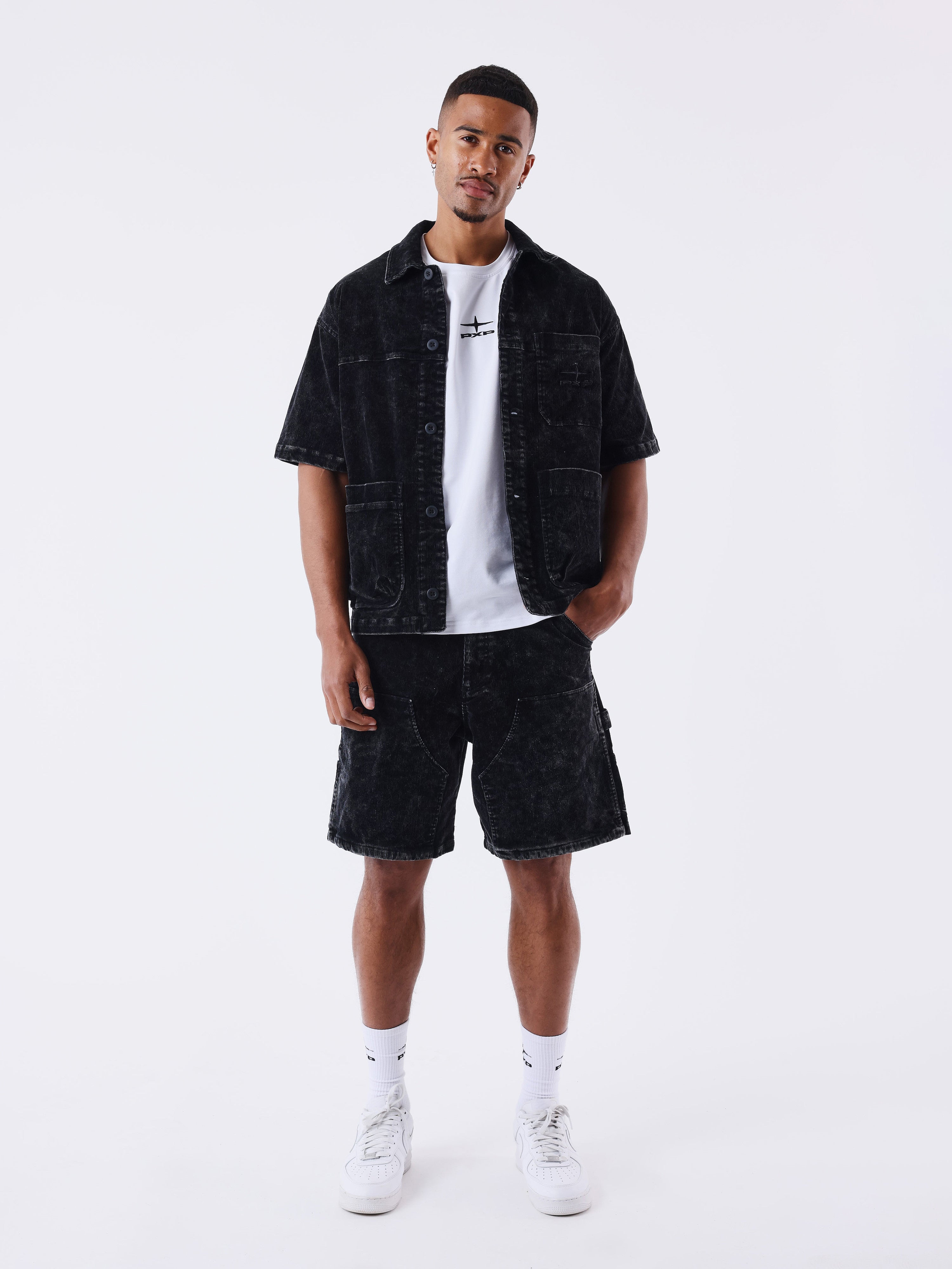 Short Velours côtelé-1
