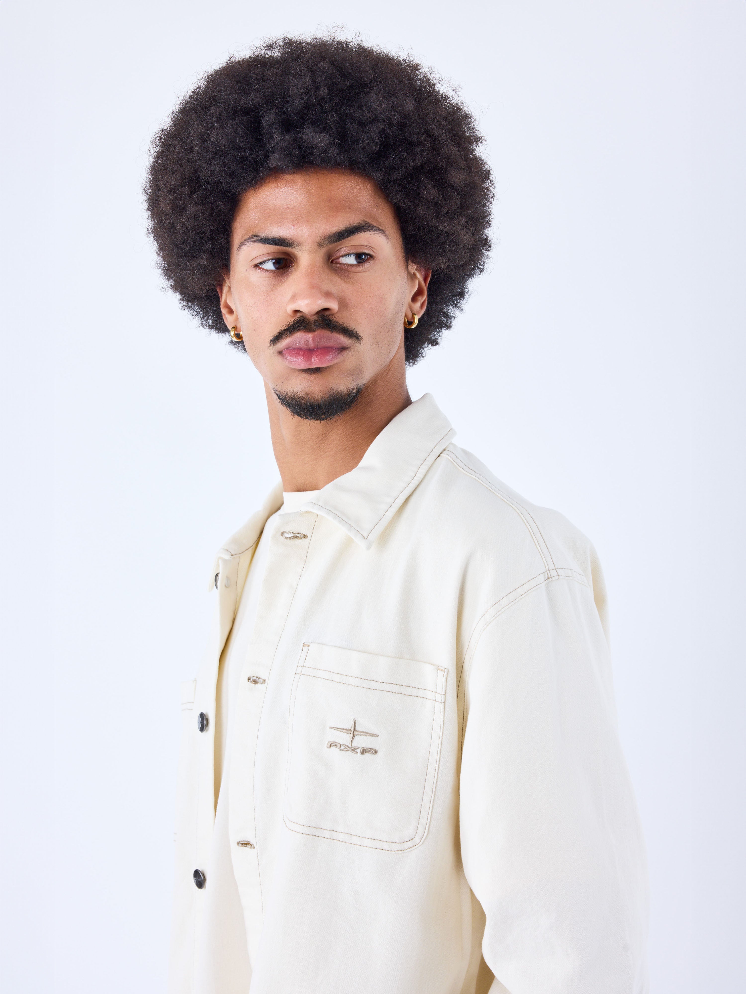 Craft embroidered overshirt-3