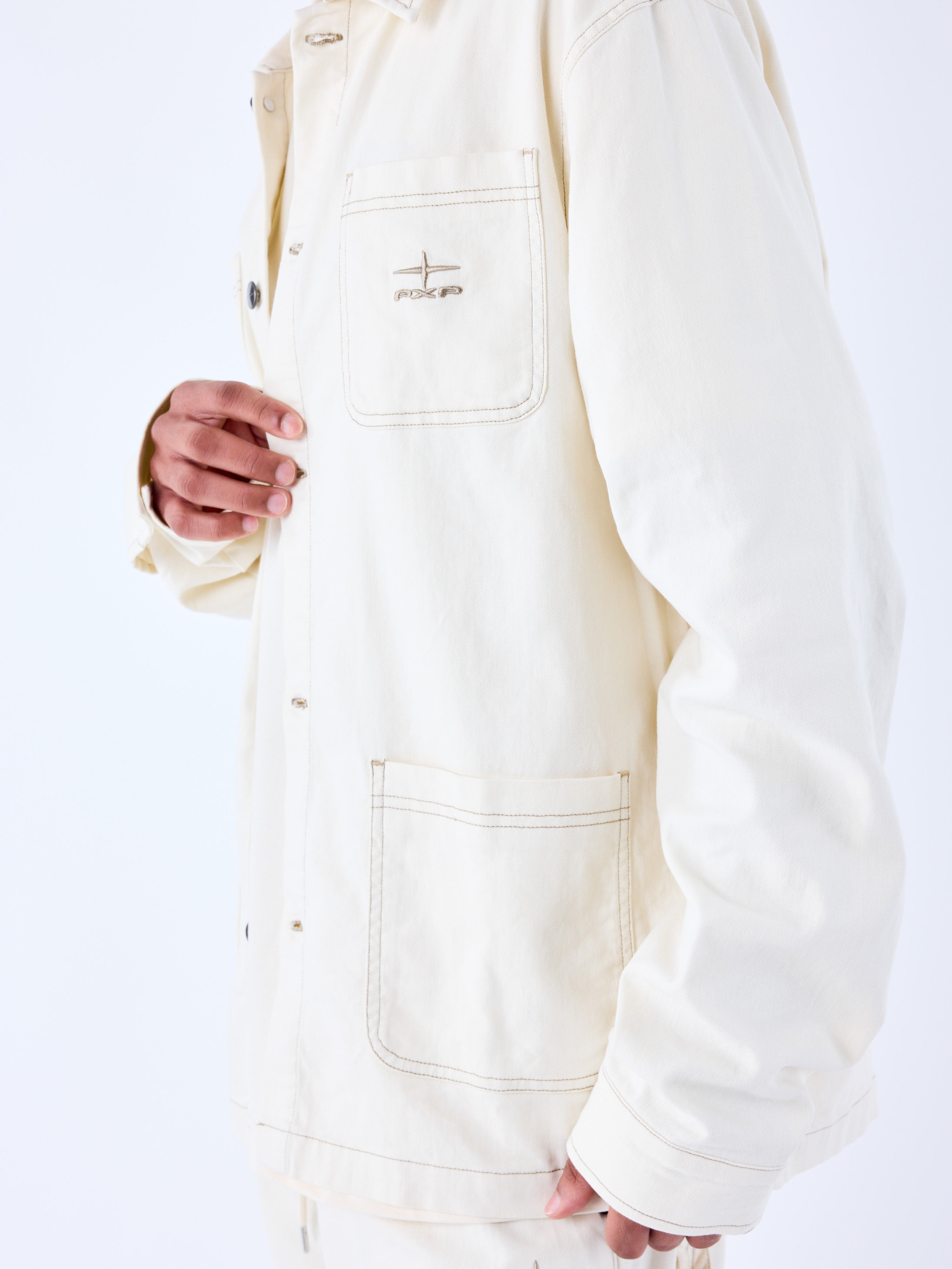 Craft embroidered overshirt-4