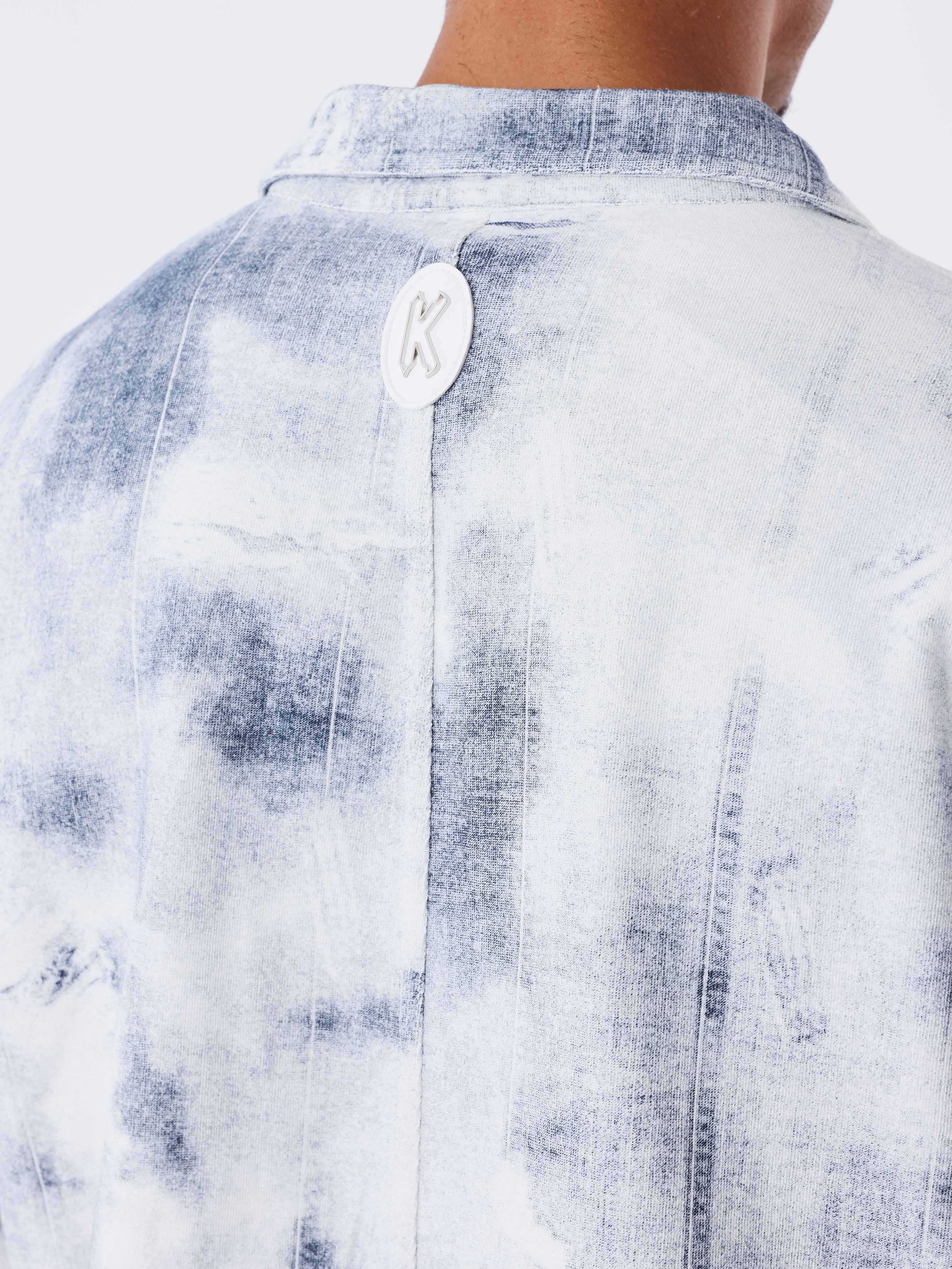 Kalash x PXP Overshirt in washed canvas-5