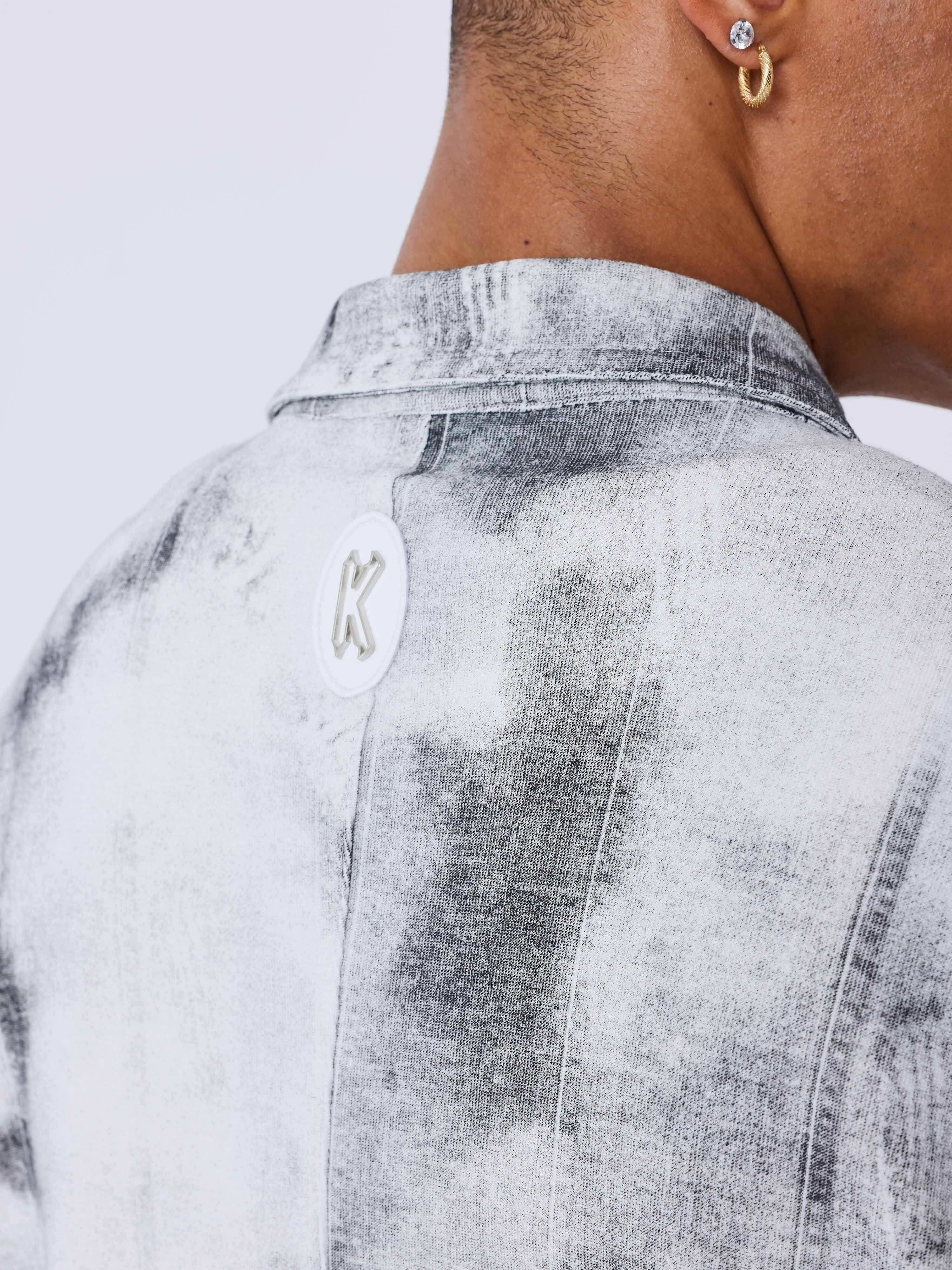 Kalash x PXP Overshirt in washed canvas-5