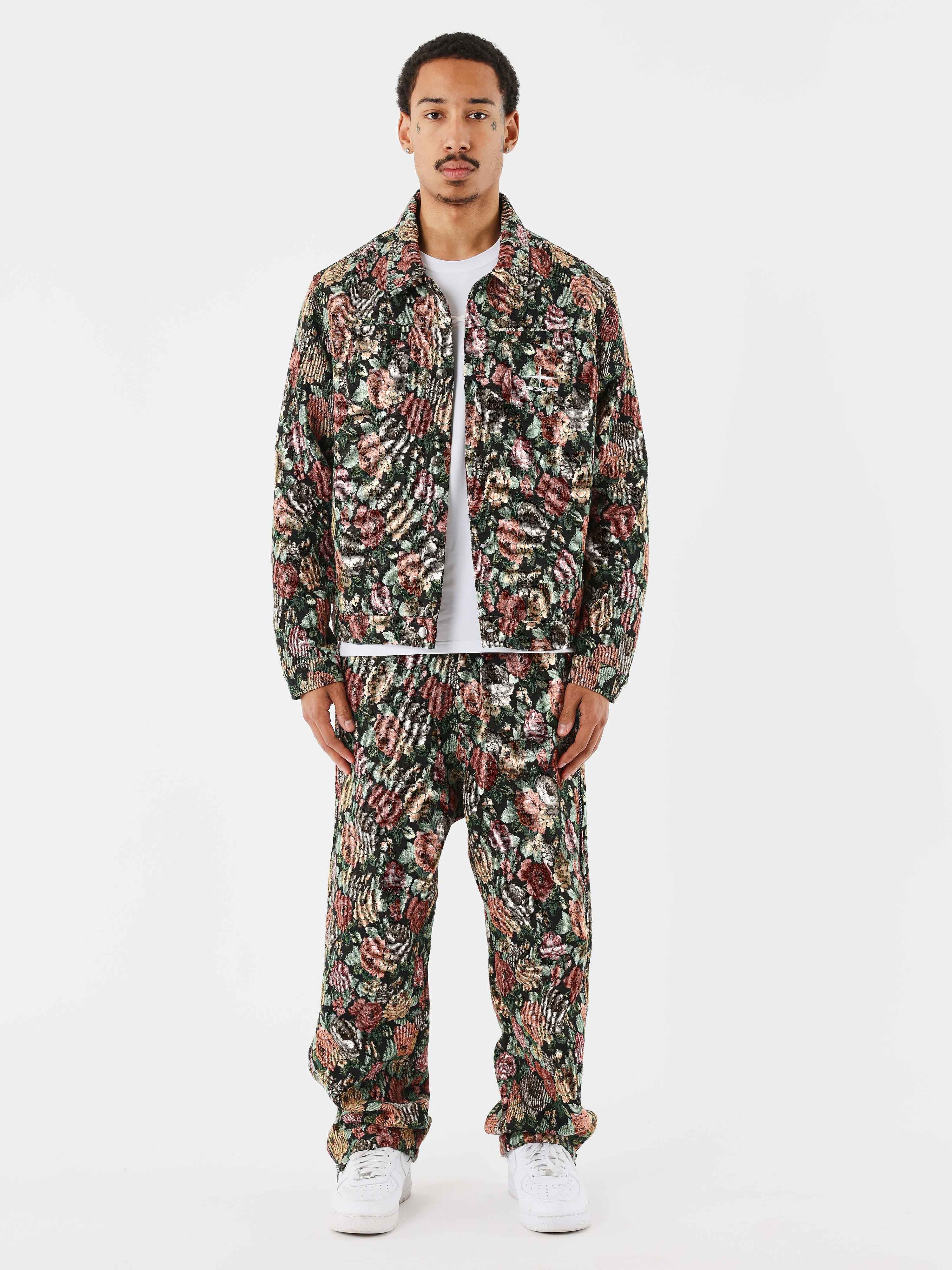 surchemise-pxp-fleurie-noir