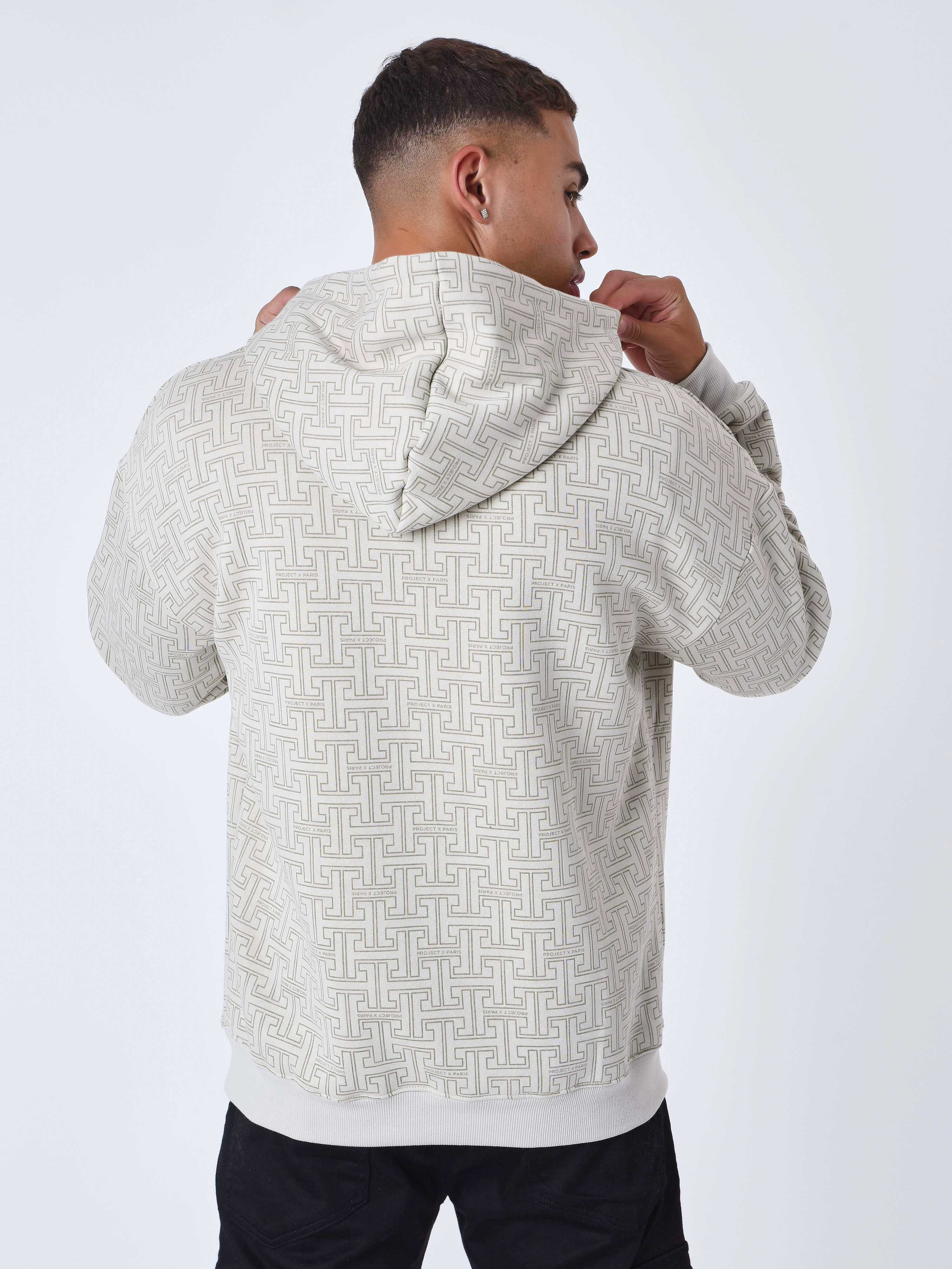 sweat-a-capuche-all-over-labyrinthe-greige