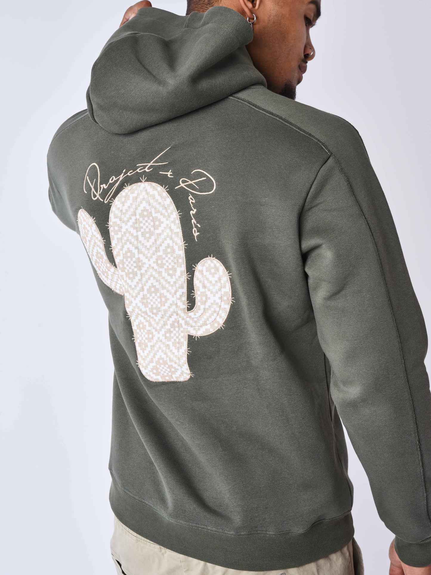 sweat-a-capuche-cactus-olive-fonce
