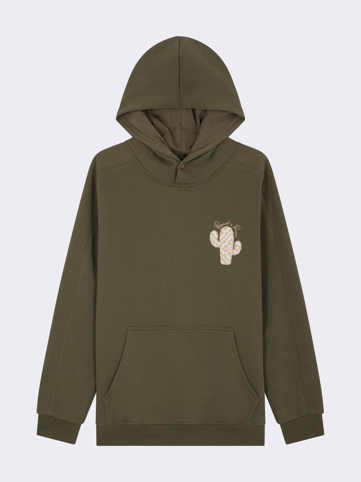 sweat-a-capuche-cactus-olive-fonce