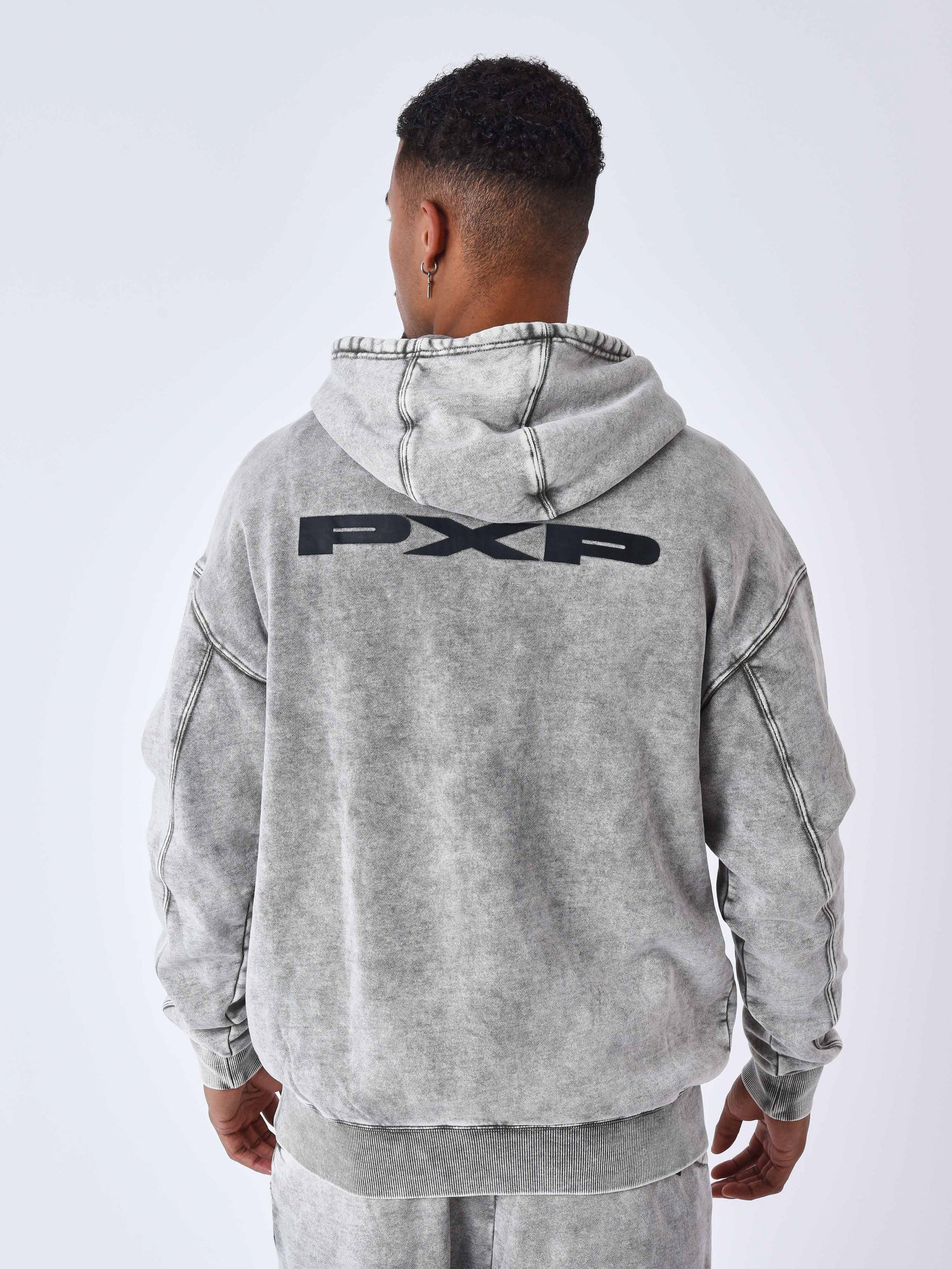 sweat-a-capuche-delave-gris-clair