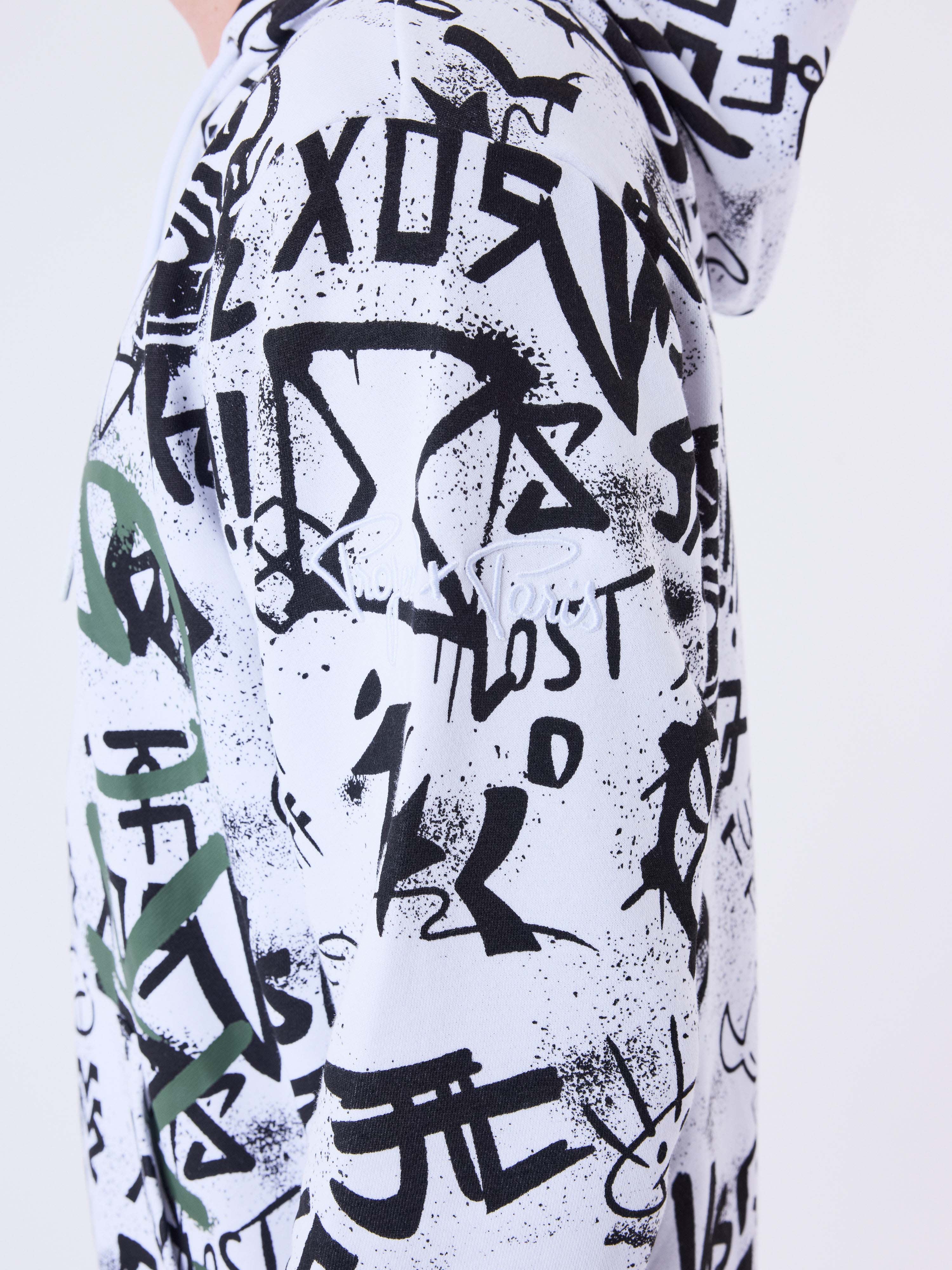sweat-a-capuche-ekko-blanc-detailshot