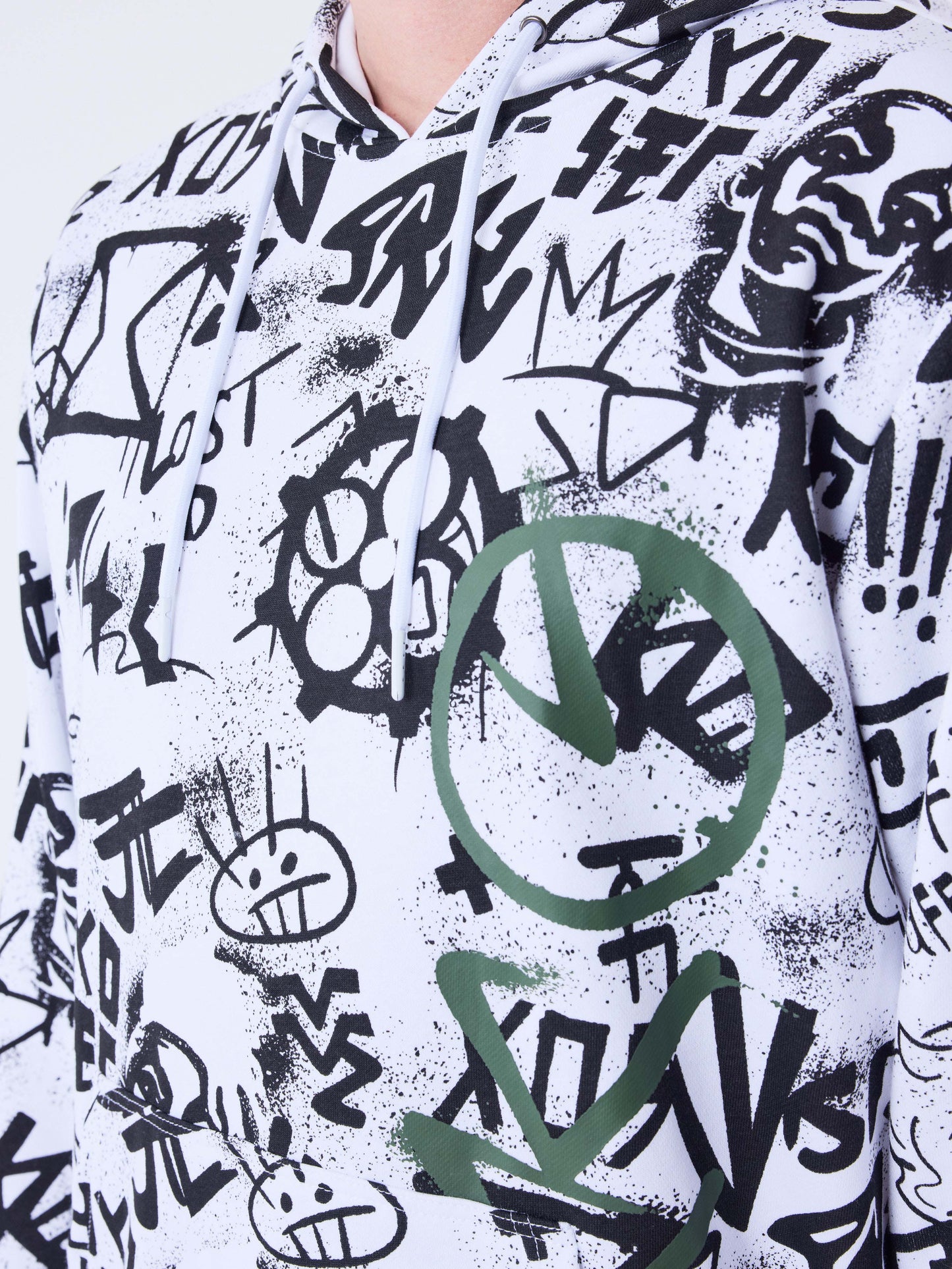 sweat-a-capuche-ekko-blanc
