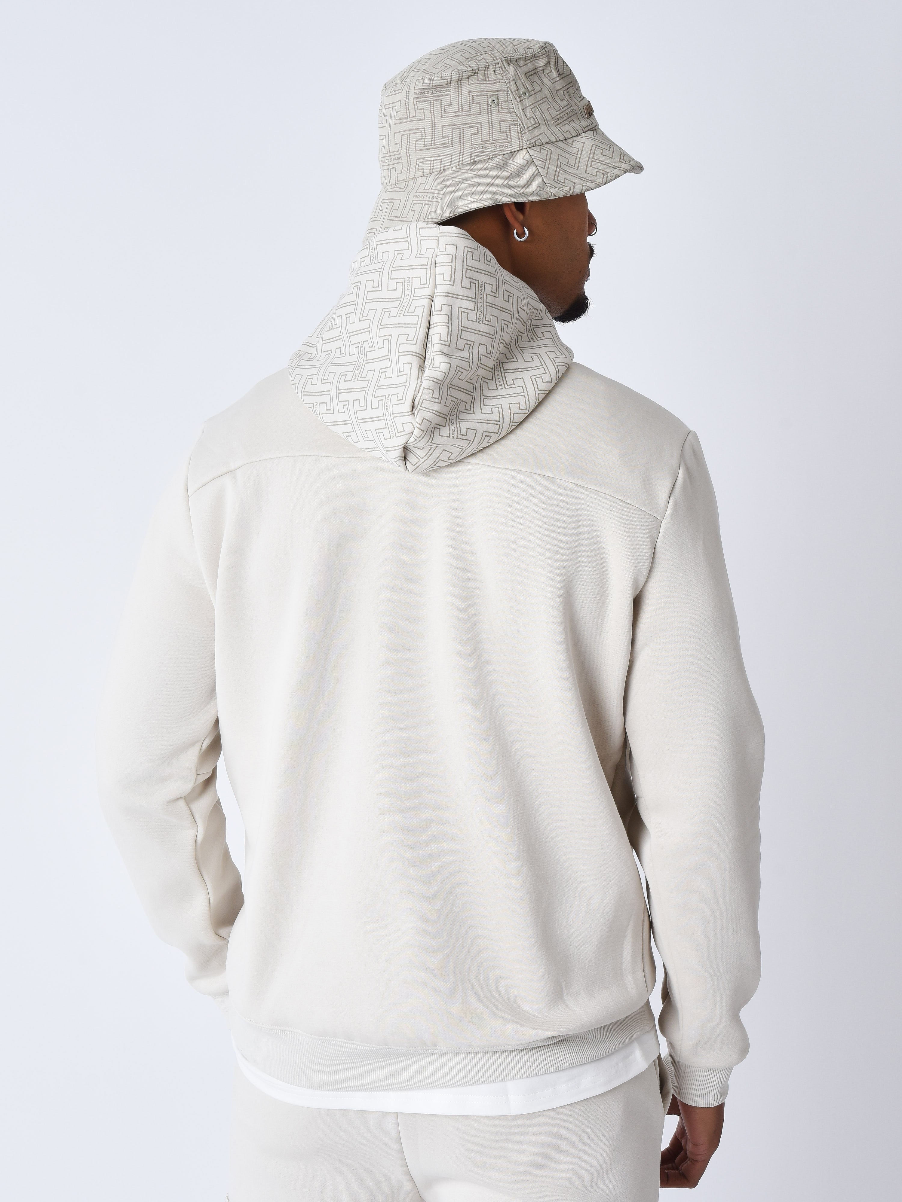 Sweat à Capuche imprimé monogramme-2
