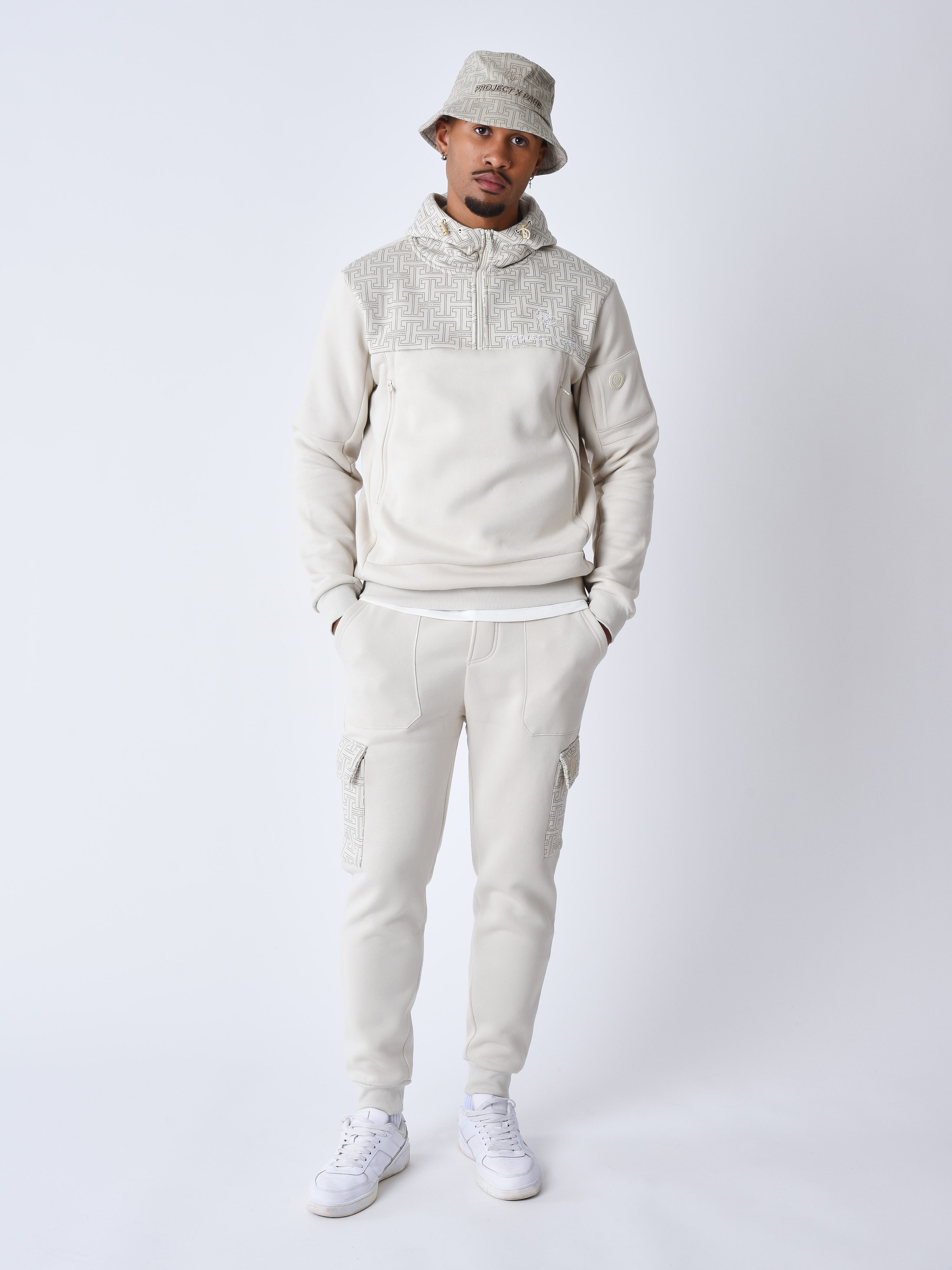 Sweat à Capuche imprimé monogramme-4