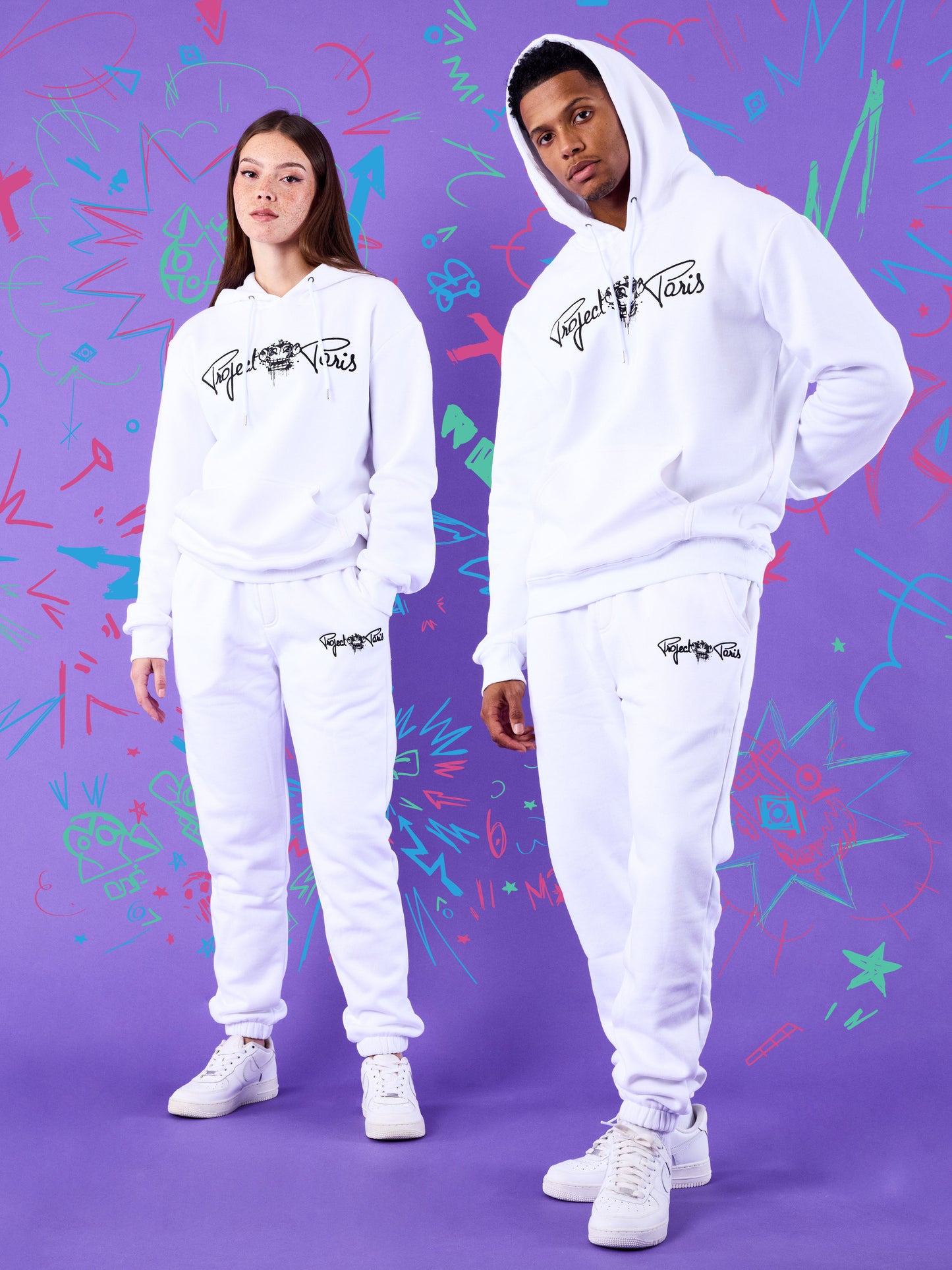 sweat-a-capuche-monkey-business-blanc