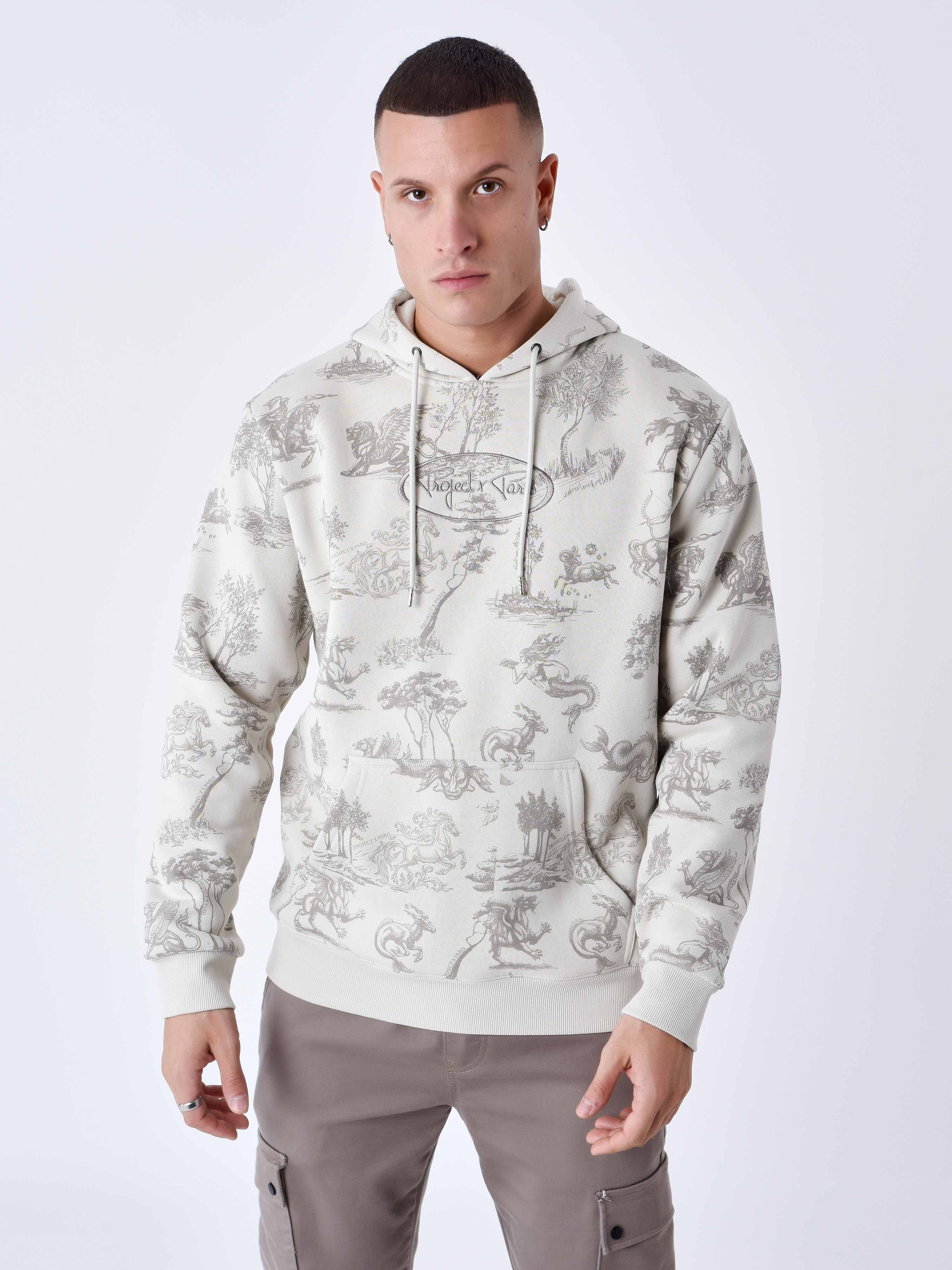 Sweat à Capuche motif mythologique-1