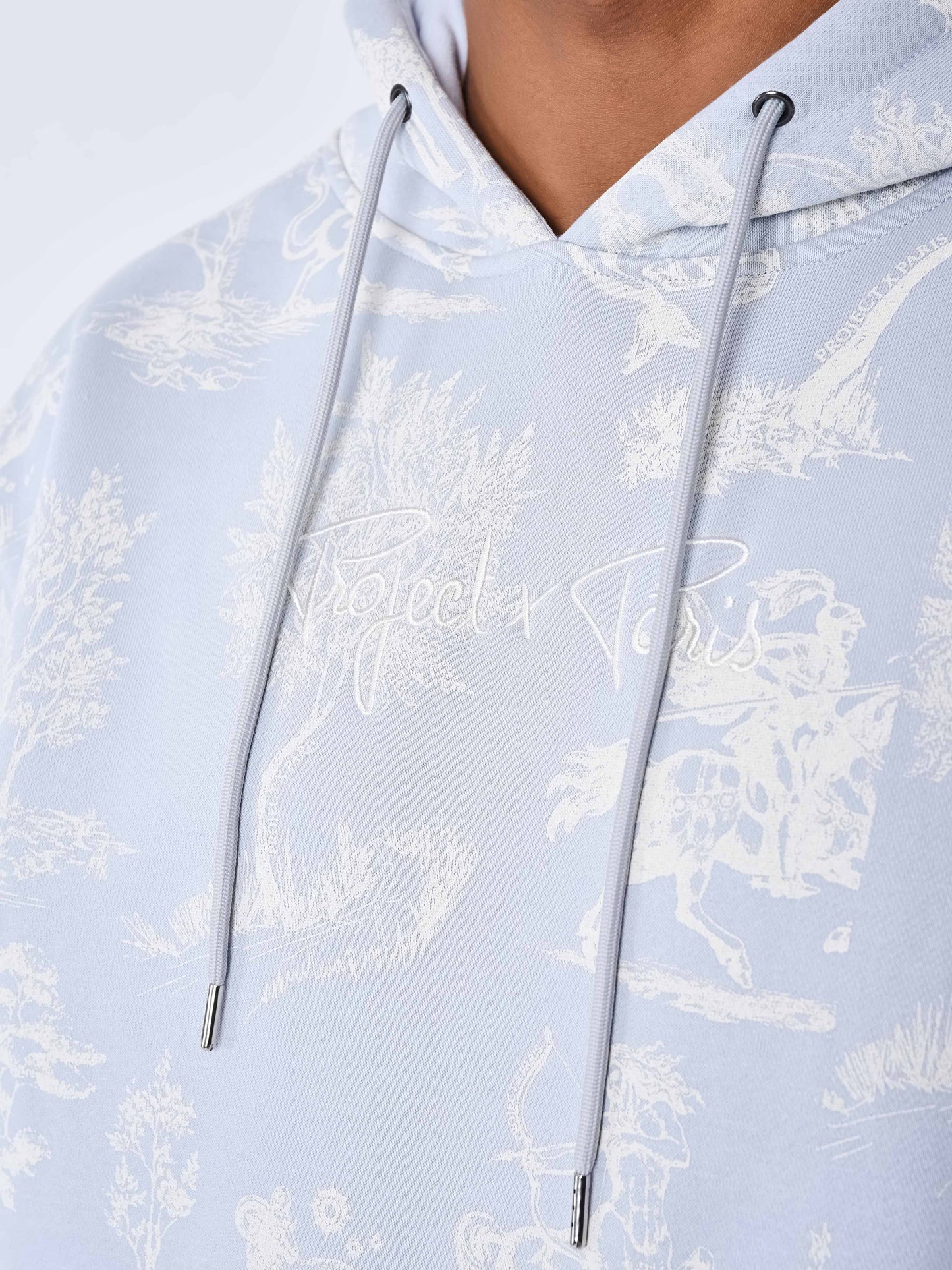 sweat-a-capuche-motif-mythologique-bleu-glacier