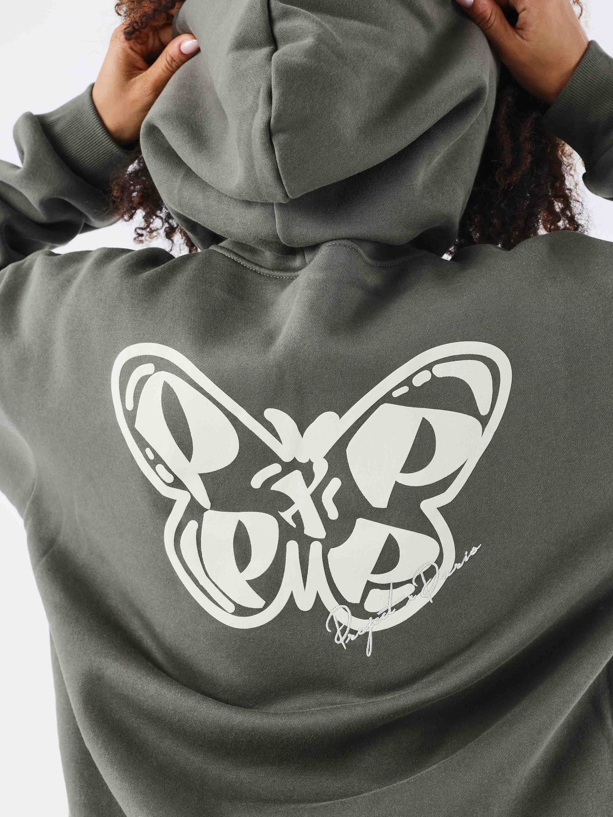 sweat-a-capuche-papillon-5246-olive-fonce