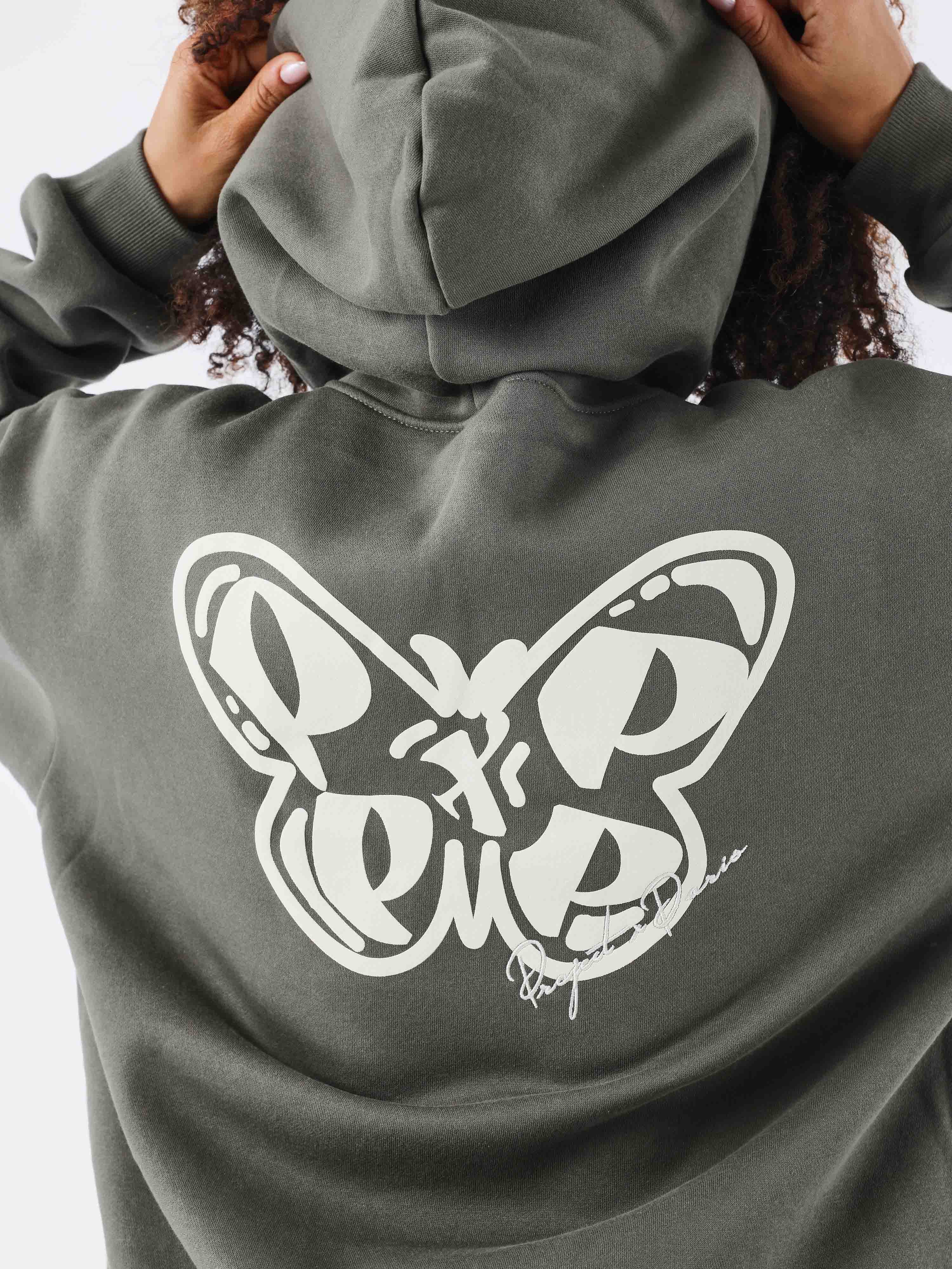 sweat-a-capuche-papillon-5246-olive-fonce