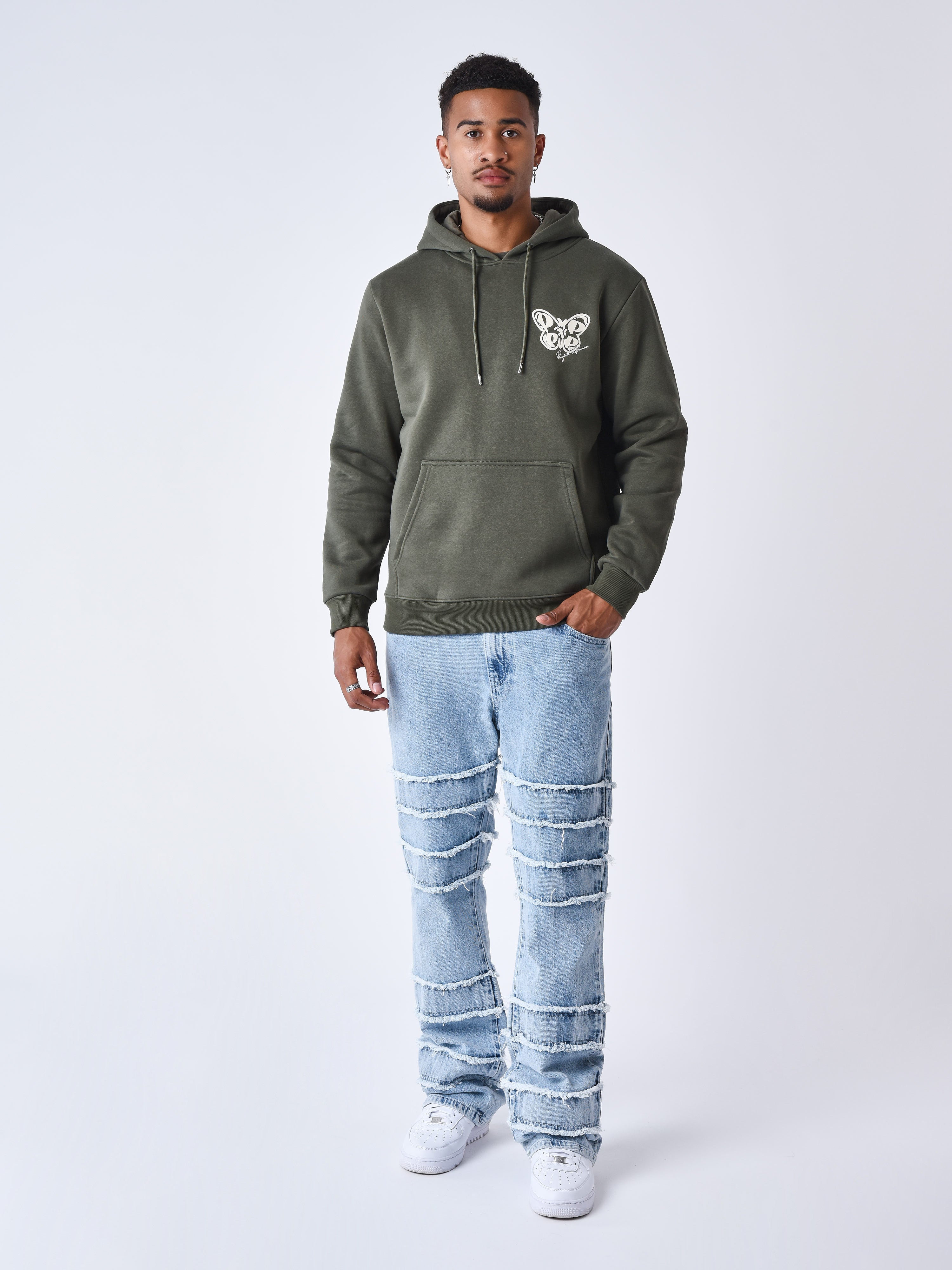 Sudadera con Capucha Mariposa-3