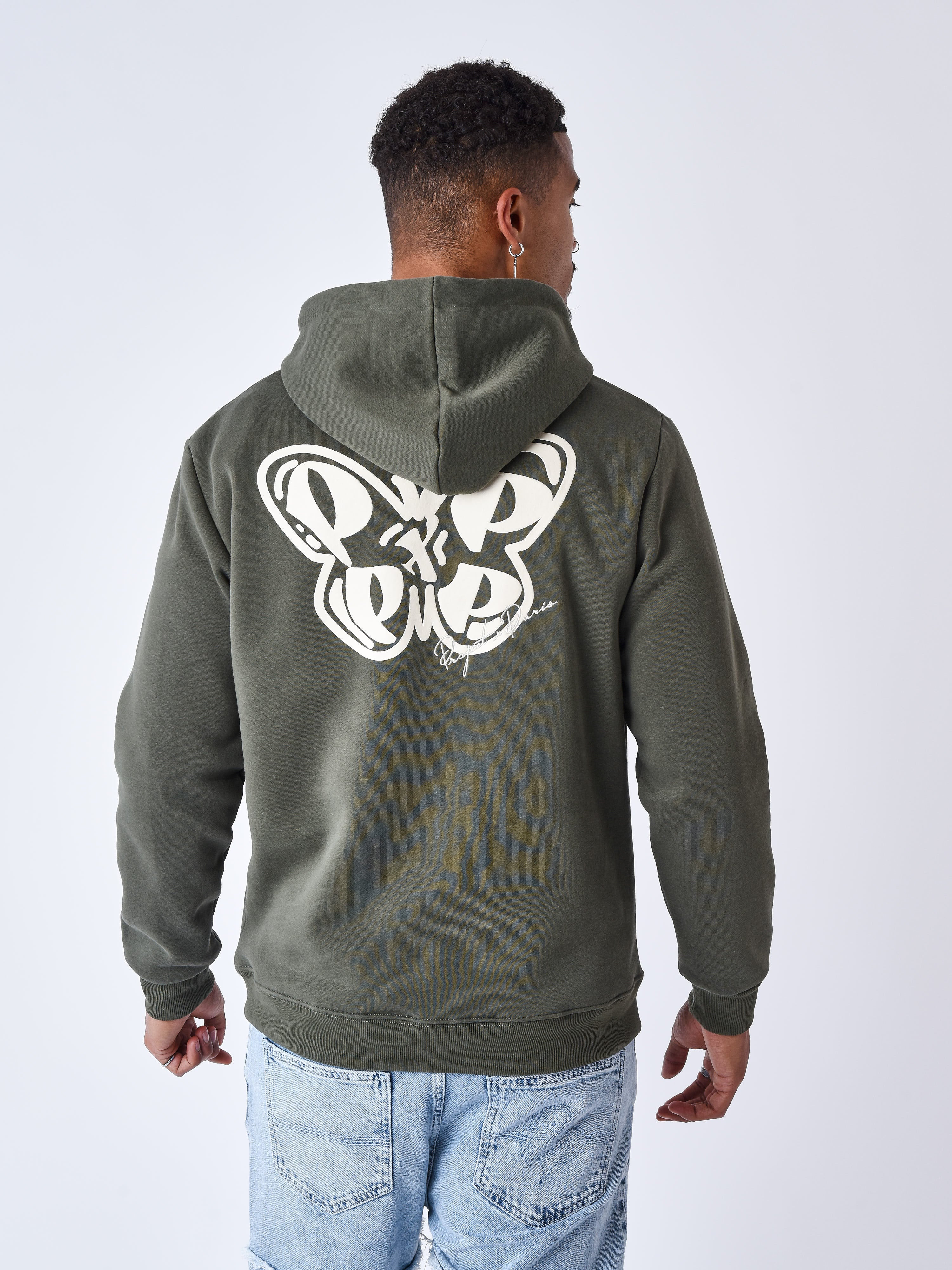 Sudadera con Capucha Mariposa-2