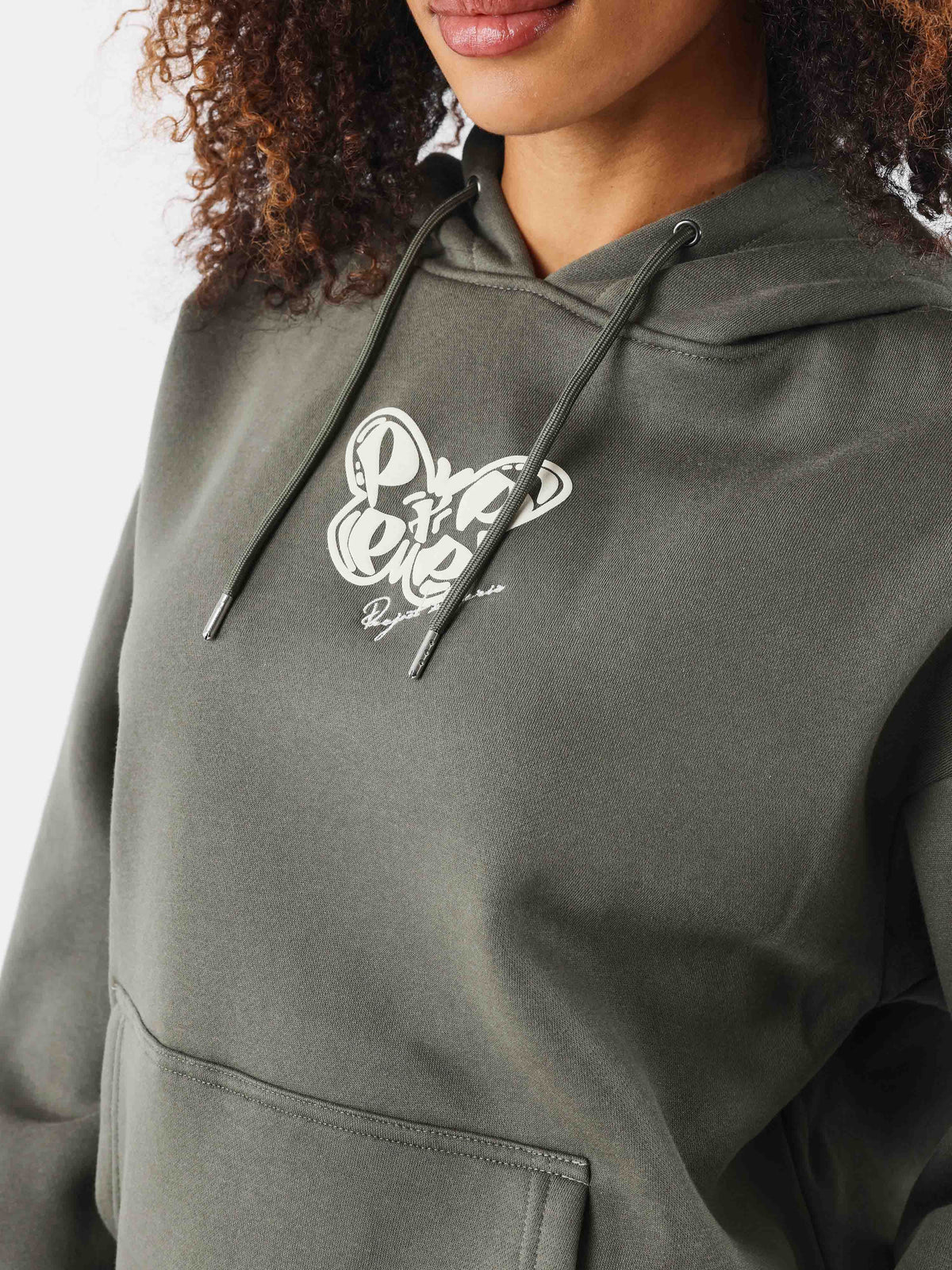sweat-a-capuche-papillon-5246-olive-fonce