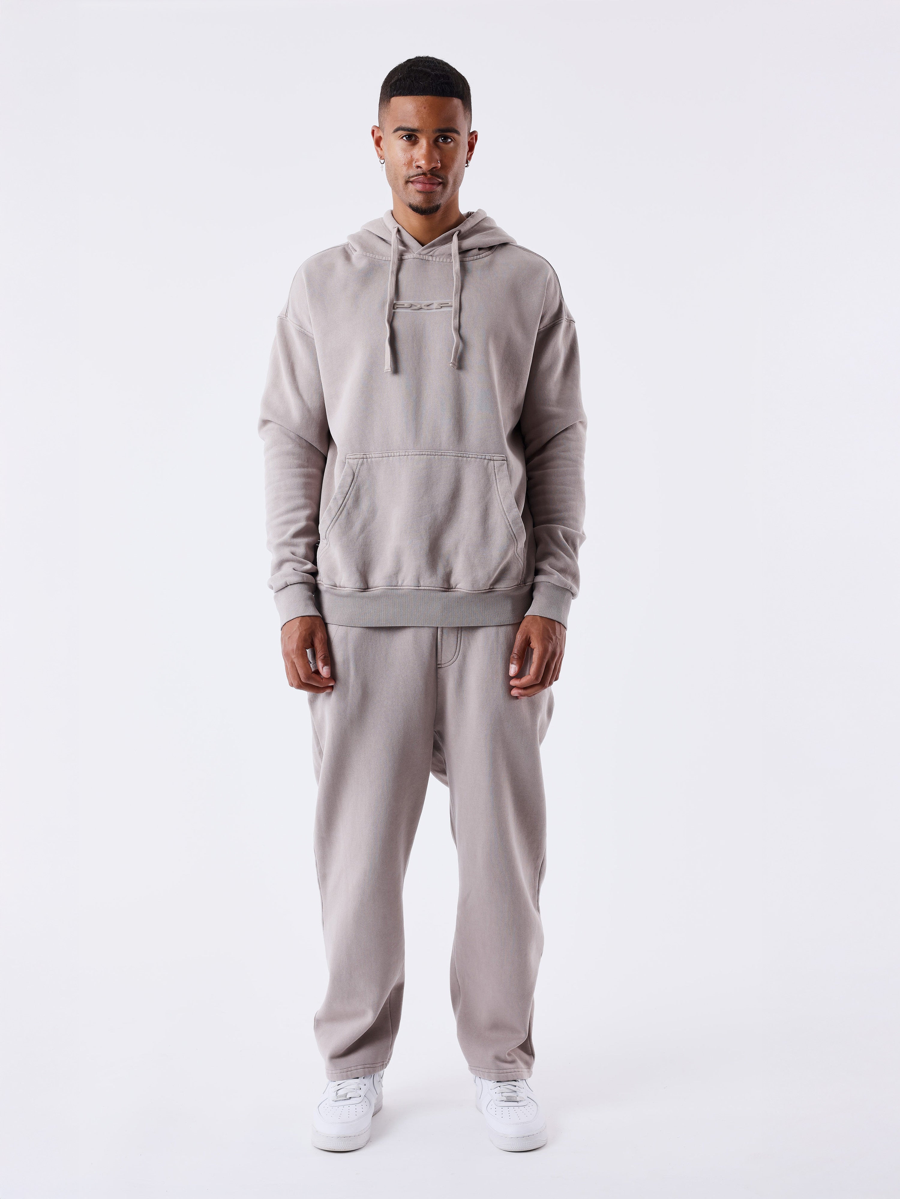 sweat-a-capuche-pxp-basique-intemporel-taupe