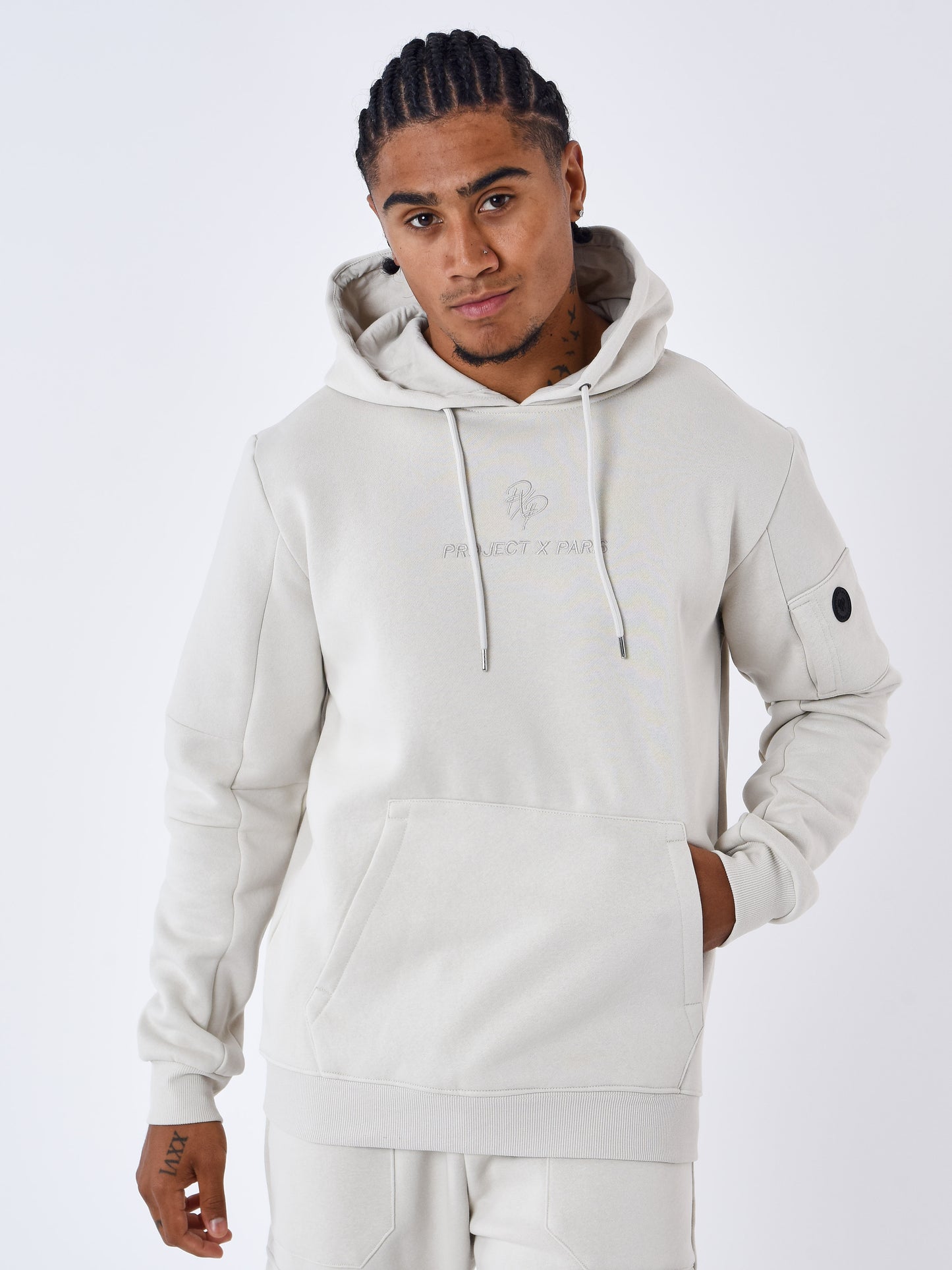 sweat-a-capuche-techwear-greige