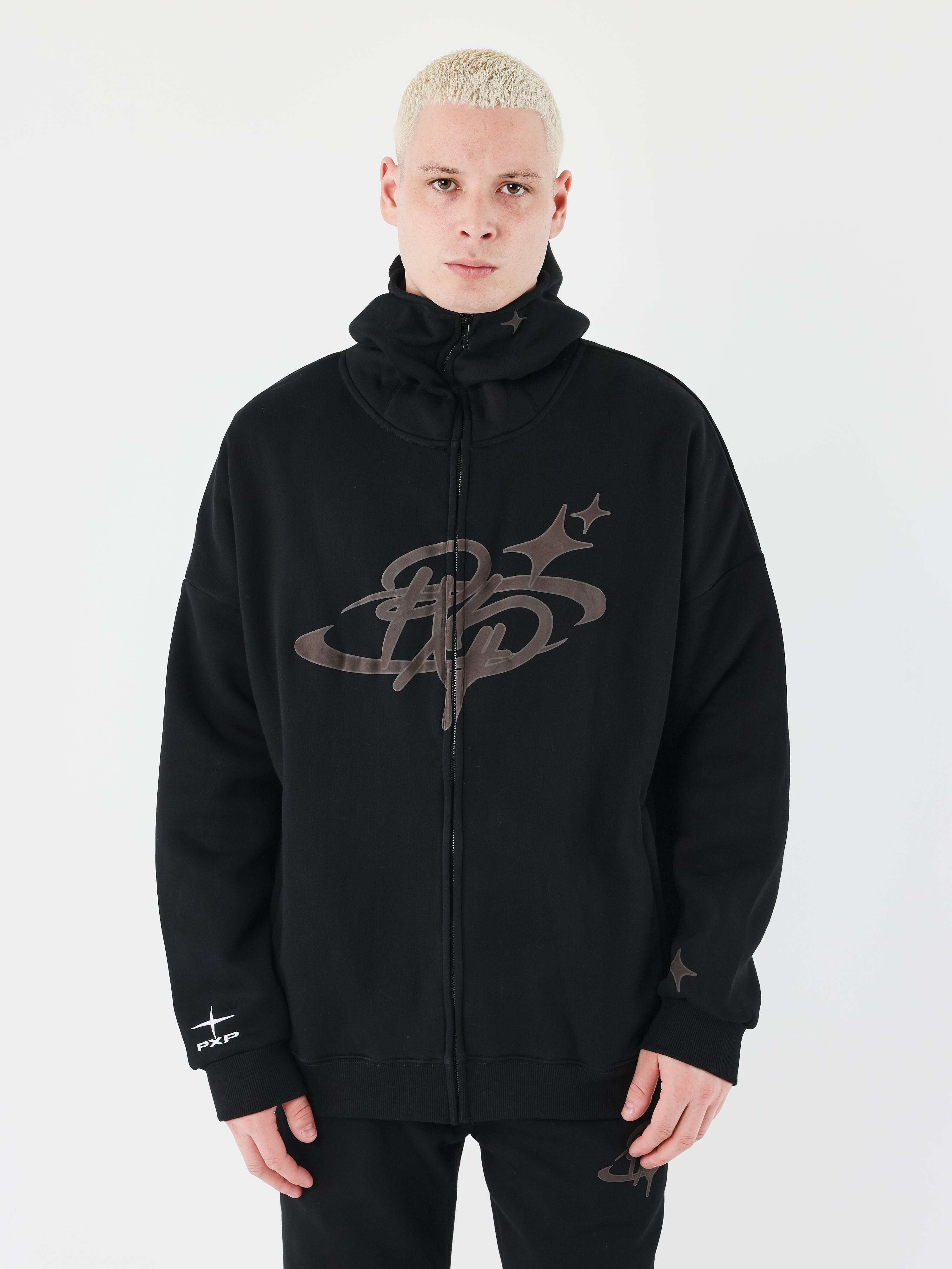 sweat-a-capuche-zippe-collaboration-kalash-noir