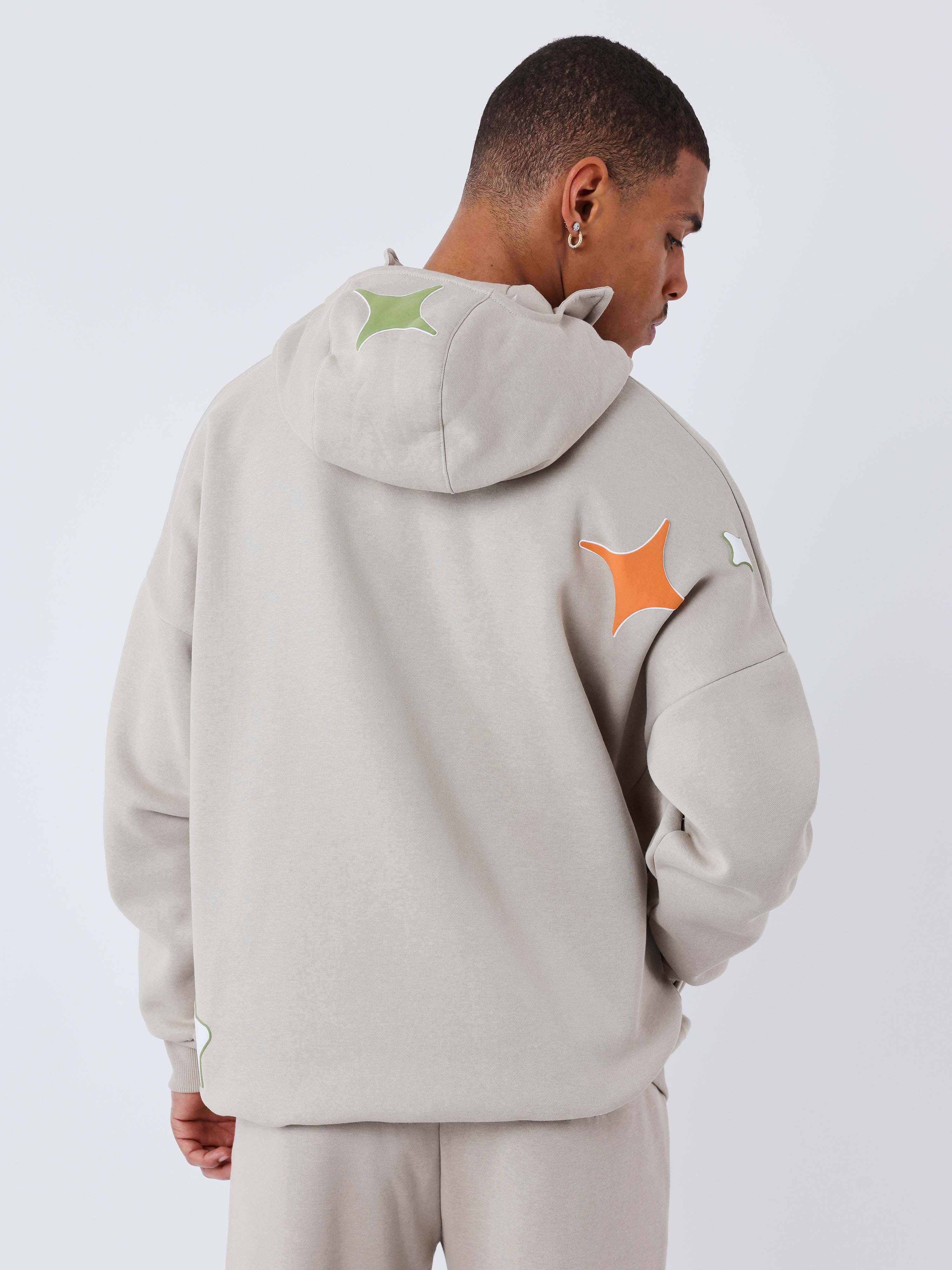 sweat-a-capuche-zippe-collaboration-kalash-gris-fume