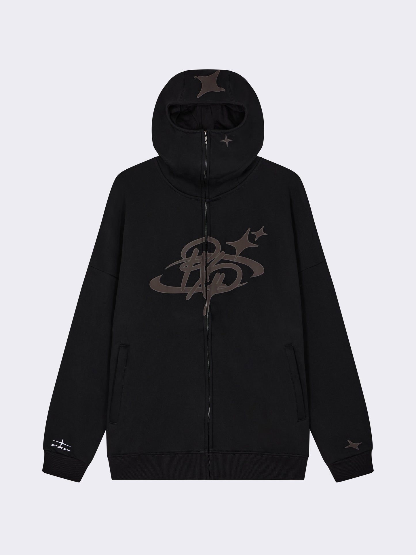 sweat-a-capuche-zippe-collaboration-kalash-noir