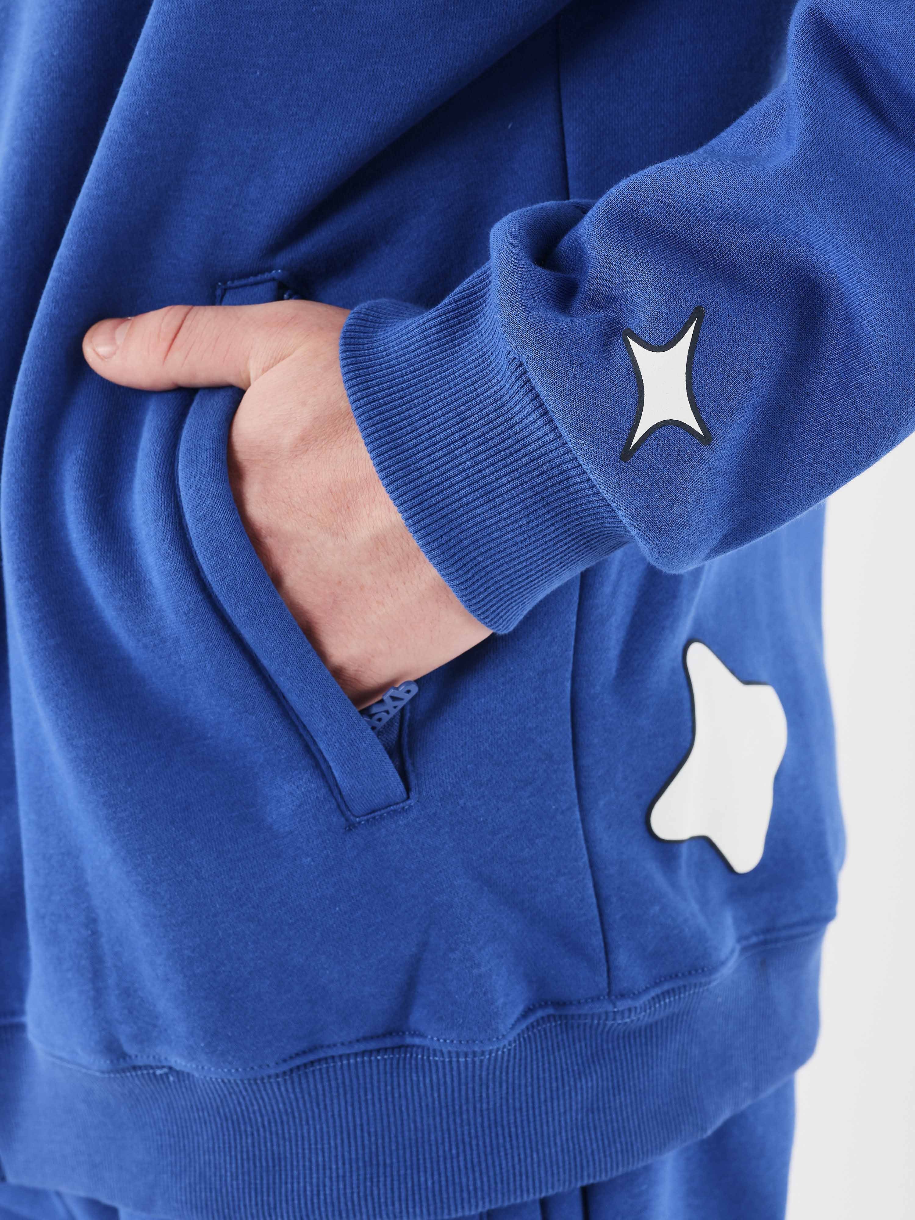 sweat-a-capuche-zippe-collaboration-kalash-bleu-electrique