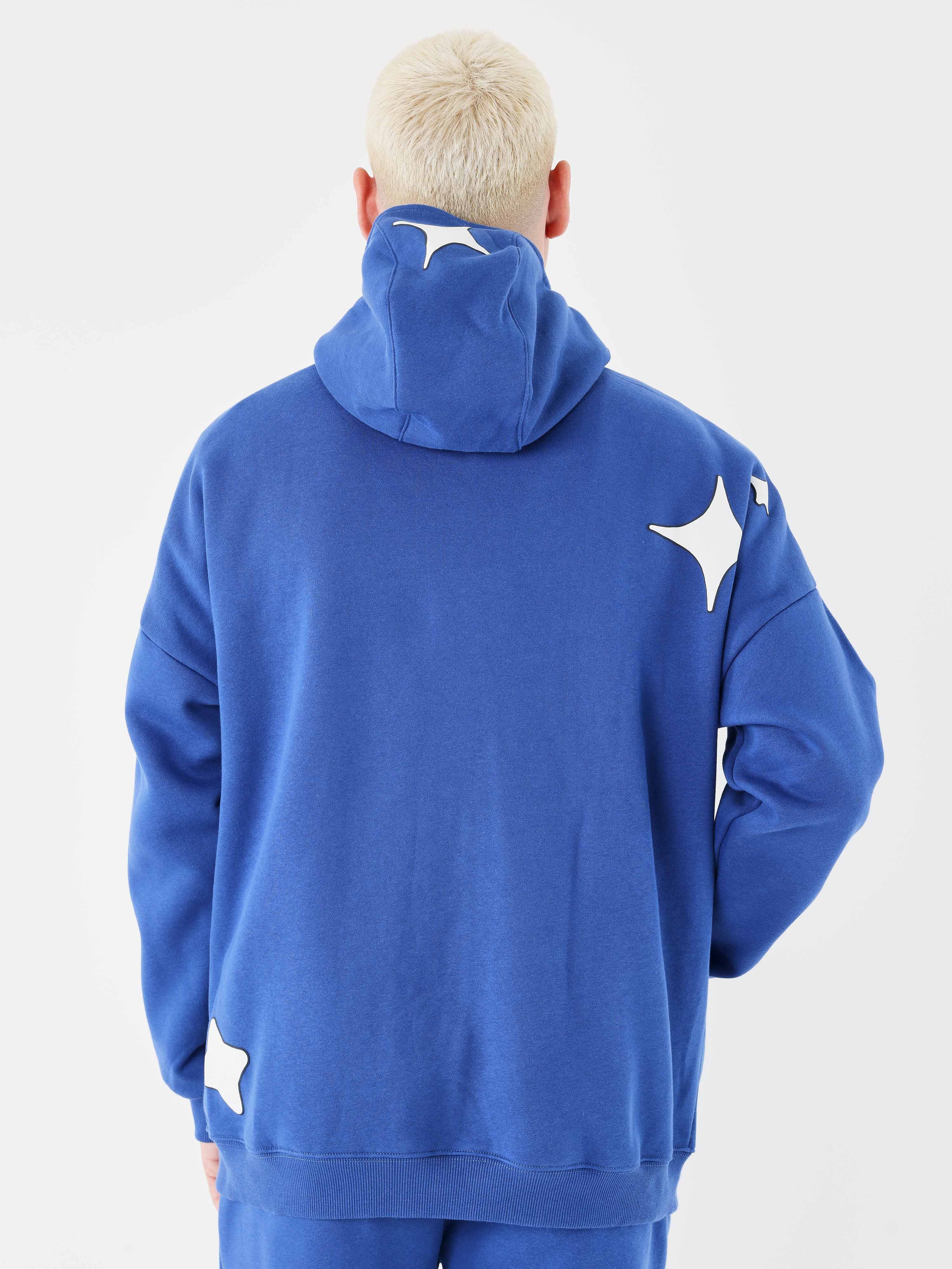 sweat-a-capuche-zippe-collaboration-kalash-bleu-electrique