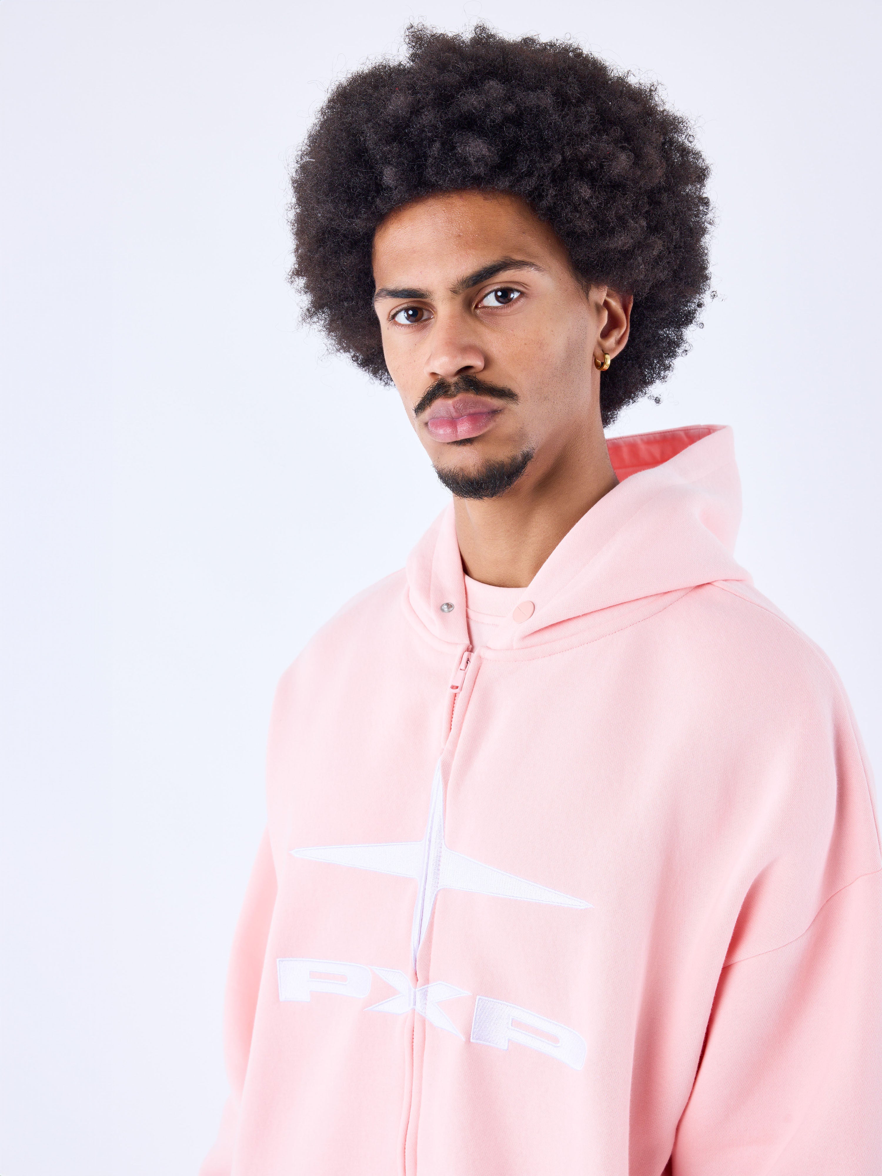 sweat-a-capuche-zippe-polaris-rose