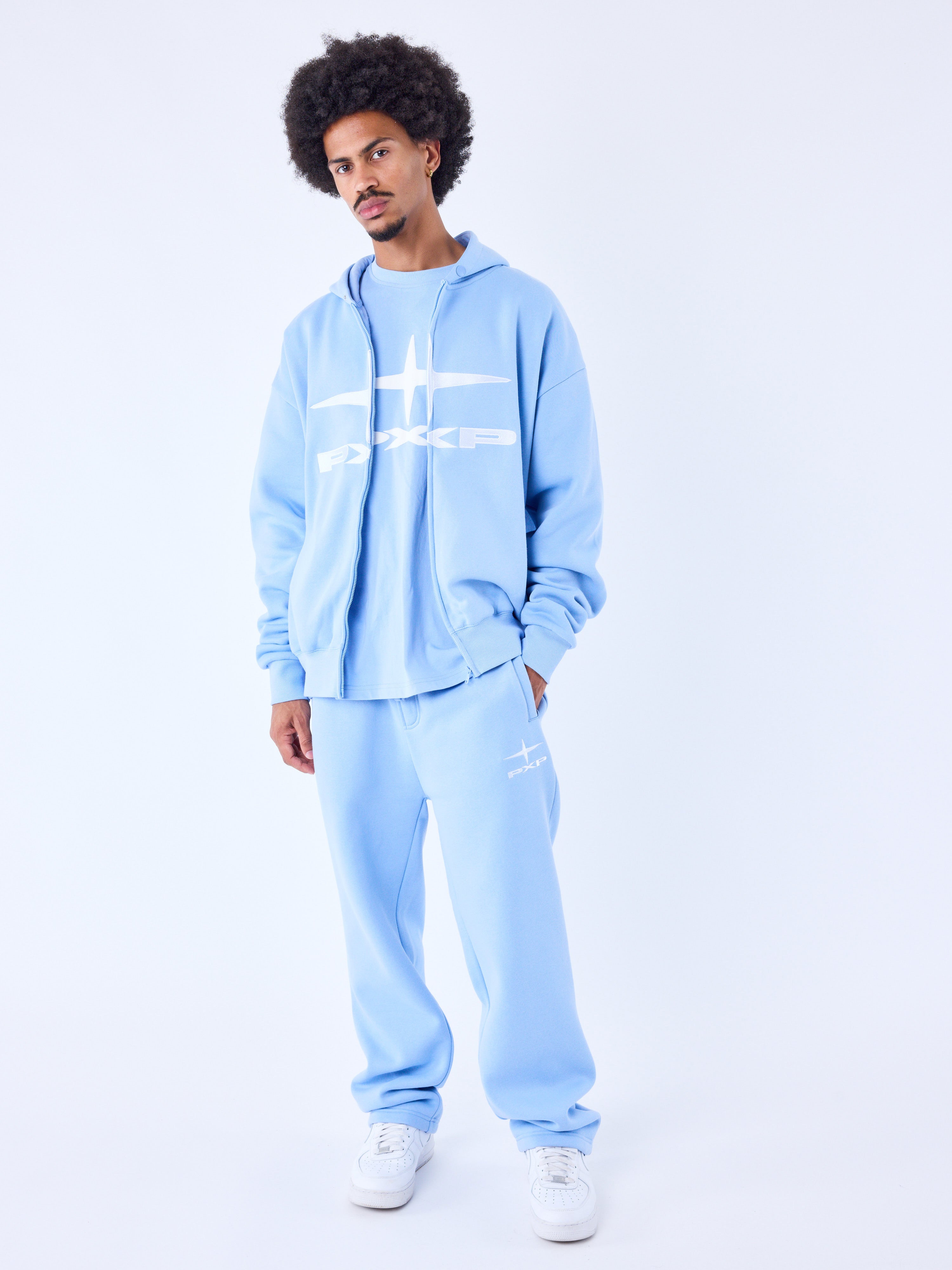 sweat-a-capuche-zippe-polaris-cashmere-blue