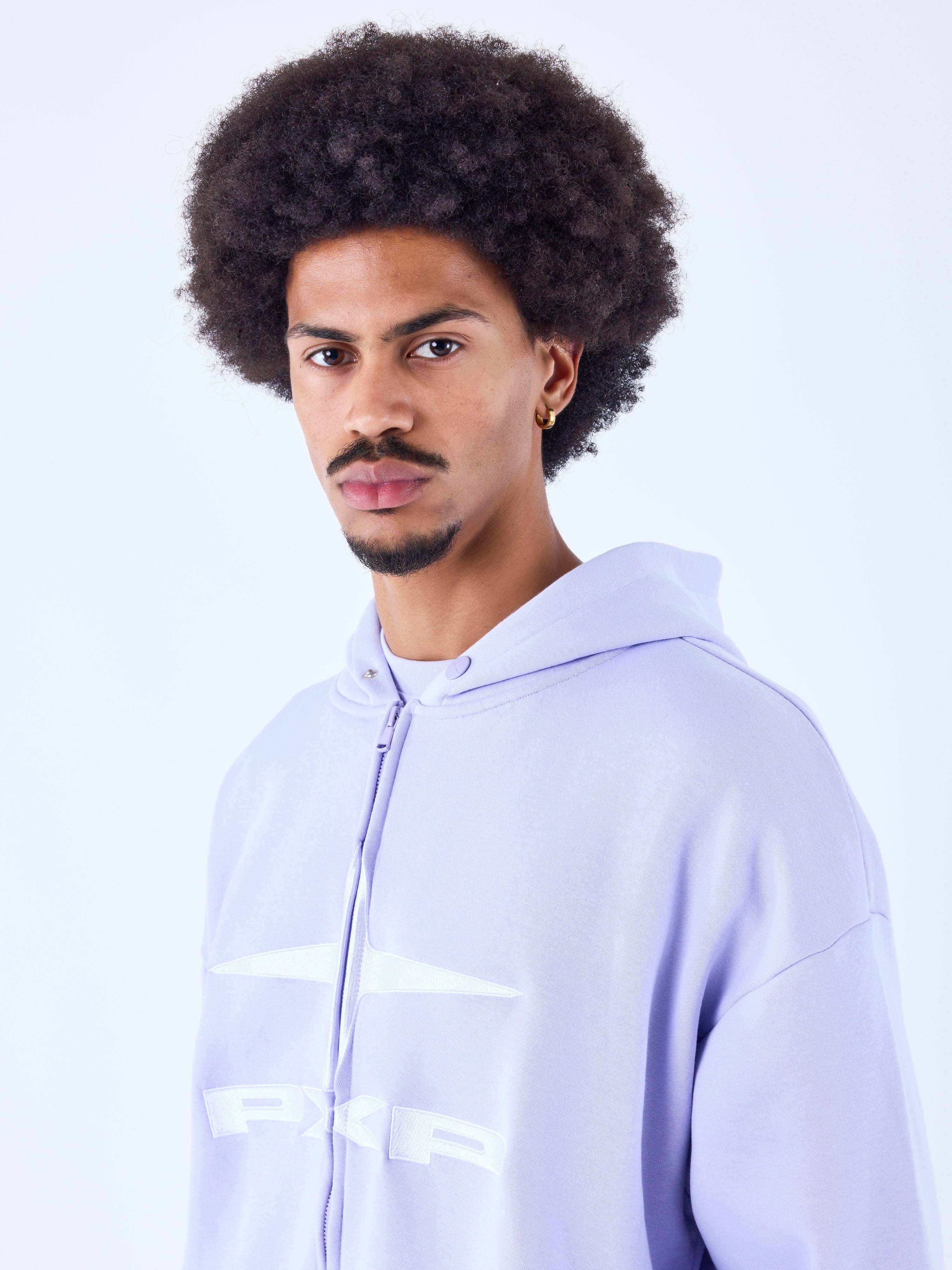 sweat-a-capuche-zippe-polaris-purple-heather
