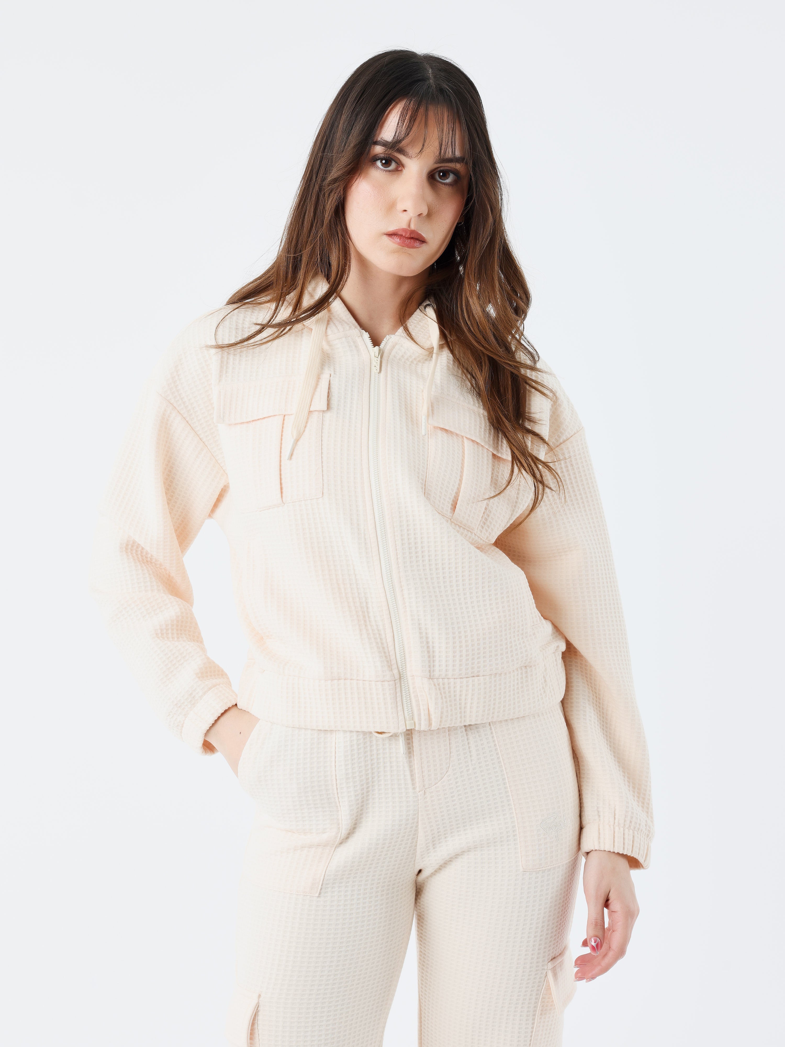 Sudadera con capucha y cremallera wellness-1