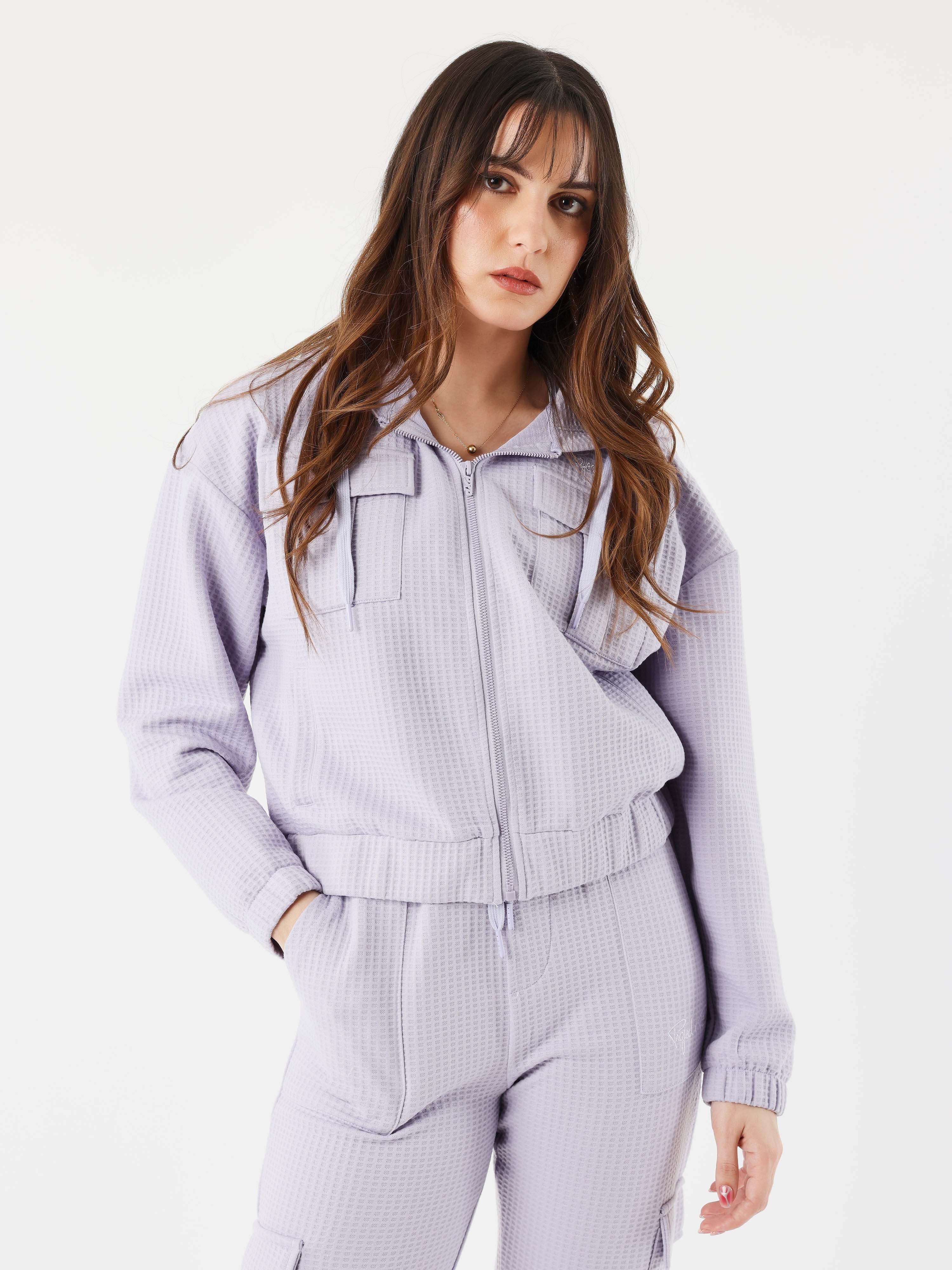sweat-a-capuche-zippe-wellness-purple-heather-modelshot