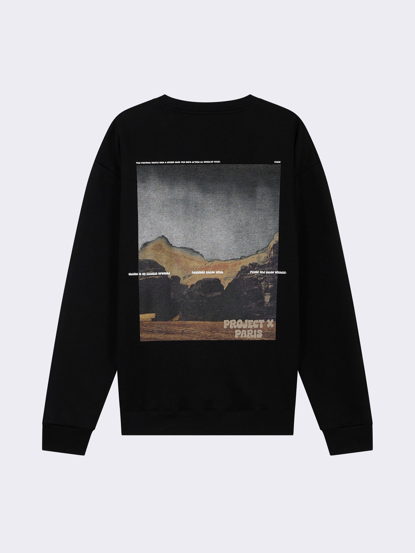 sweat-a-col-rond-motif-canyon-noir