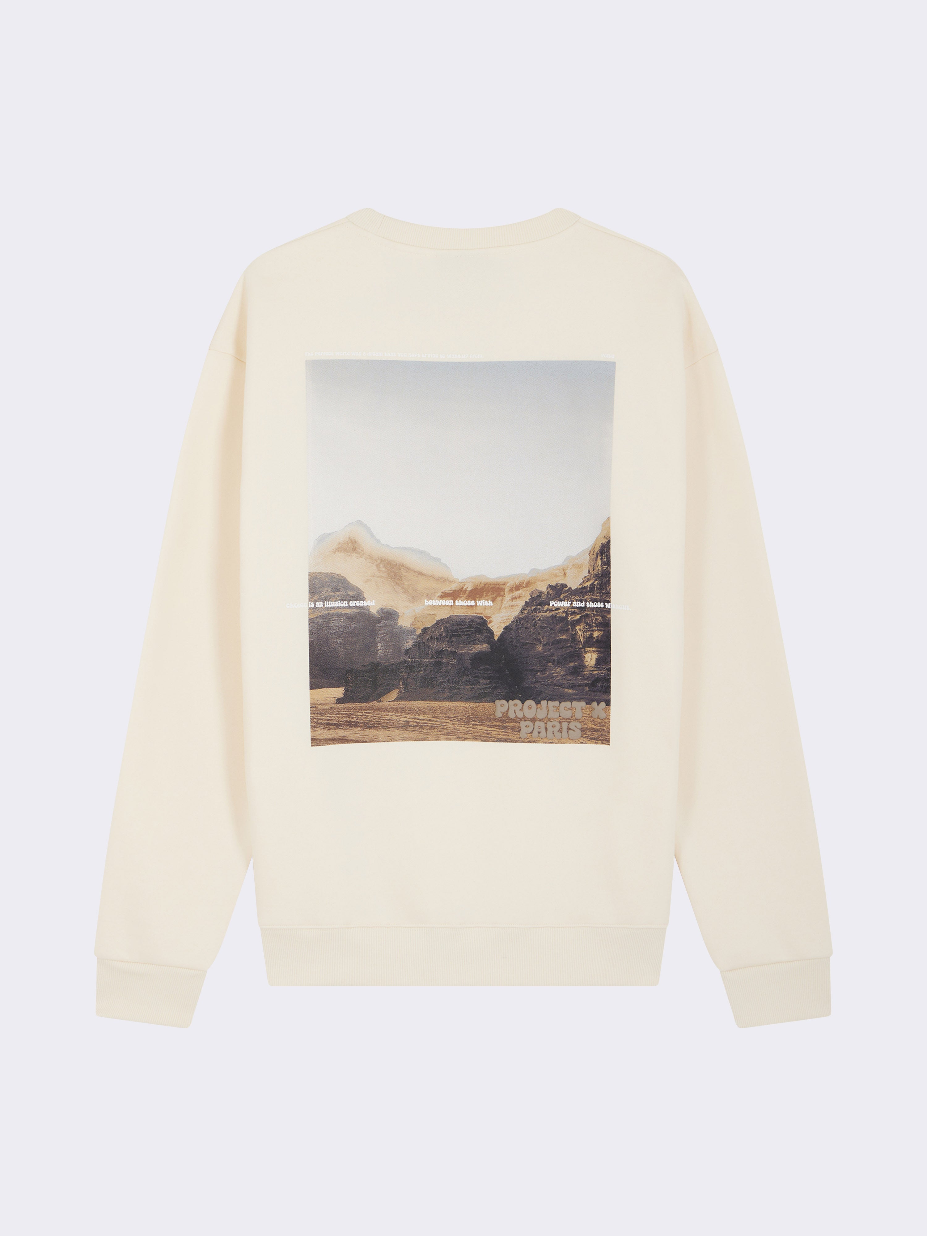 Sweatshirt met ronde hals en Canyon-motief-6