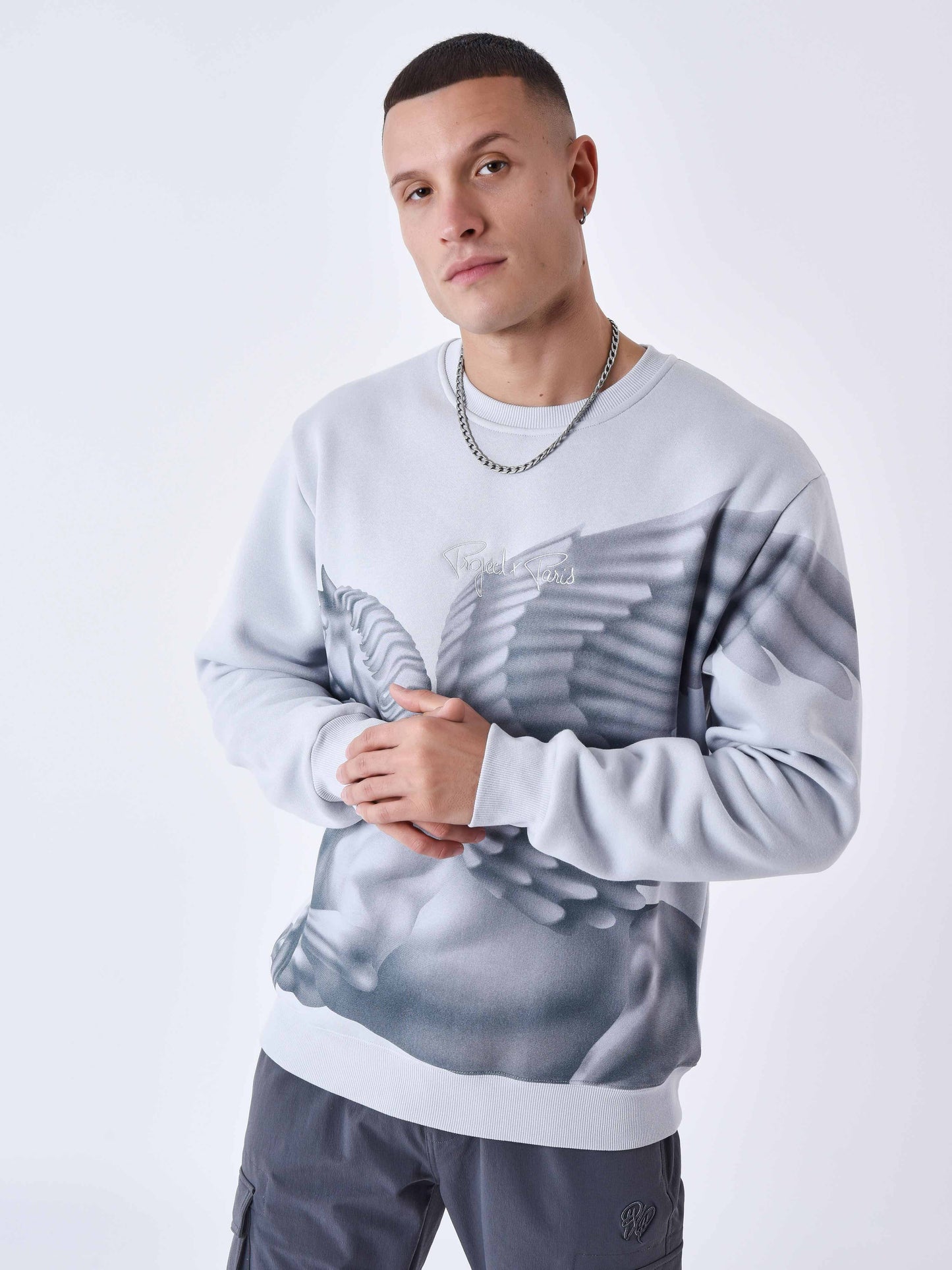 sweat-a-col-rond-motif-equestre-bleu-glacier-modelshot