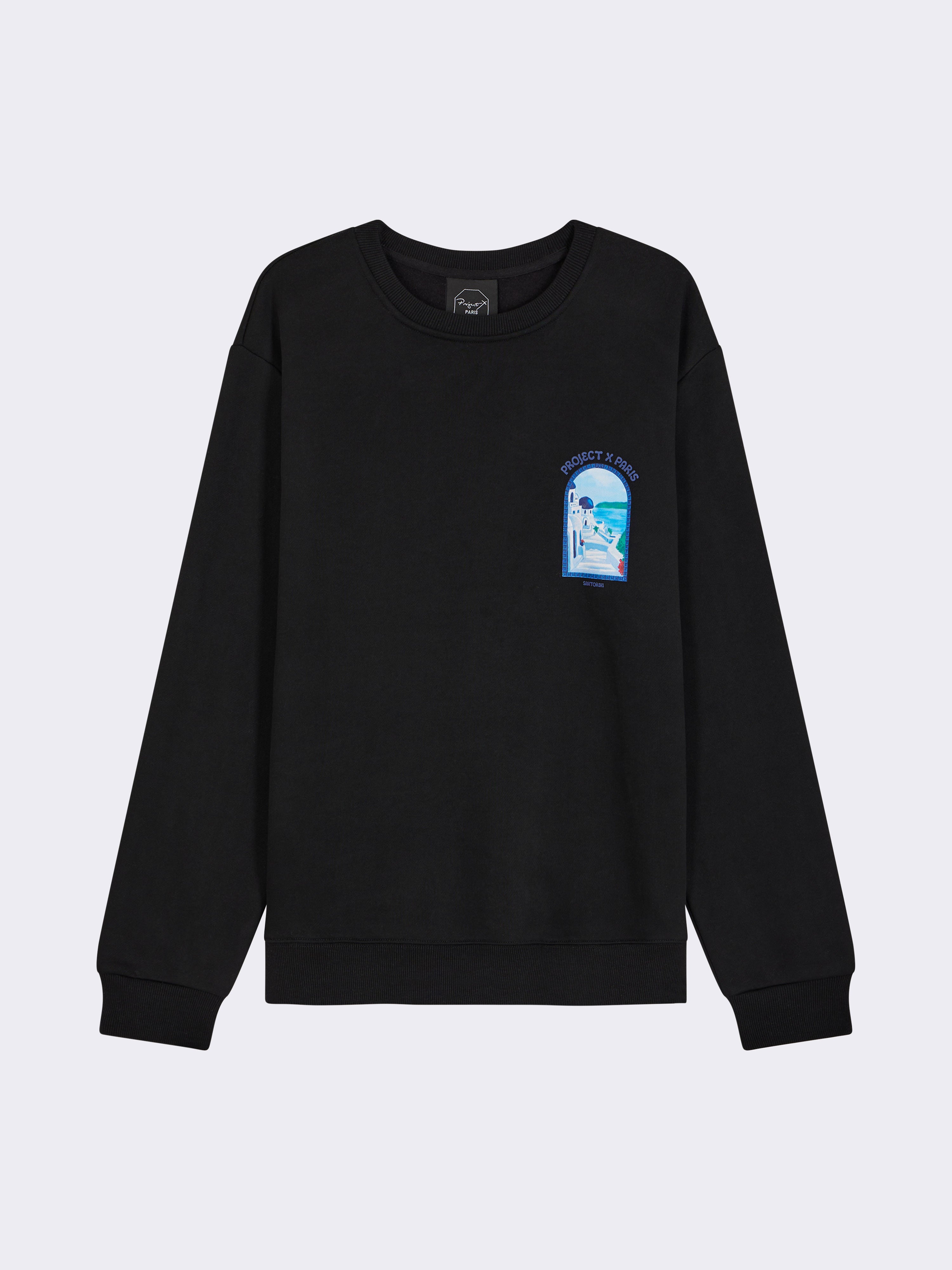 Sweatshirt med rund hals Santorini-6