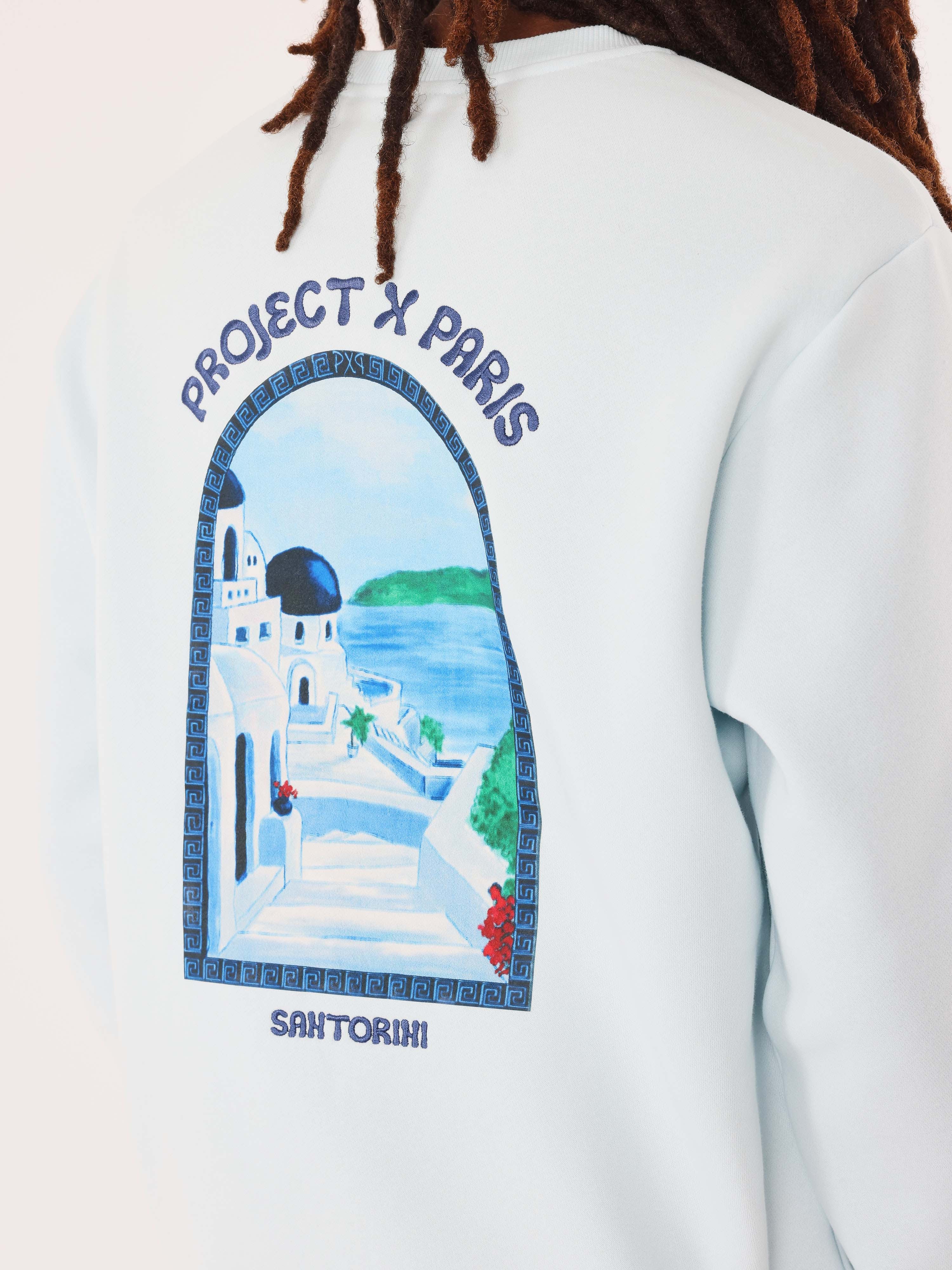 Sudadera cuello redondo Santorini-5