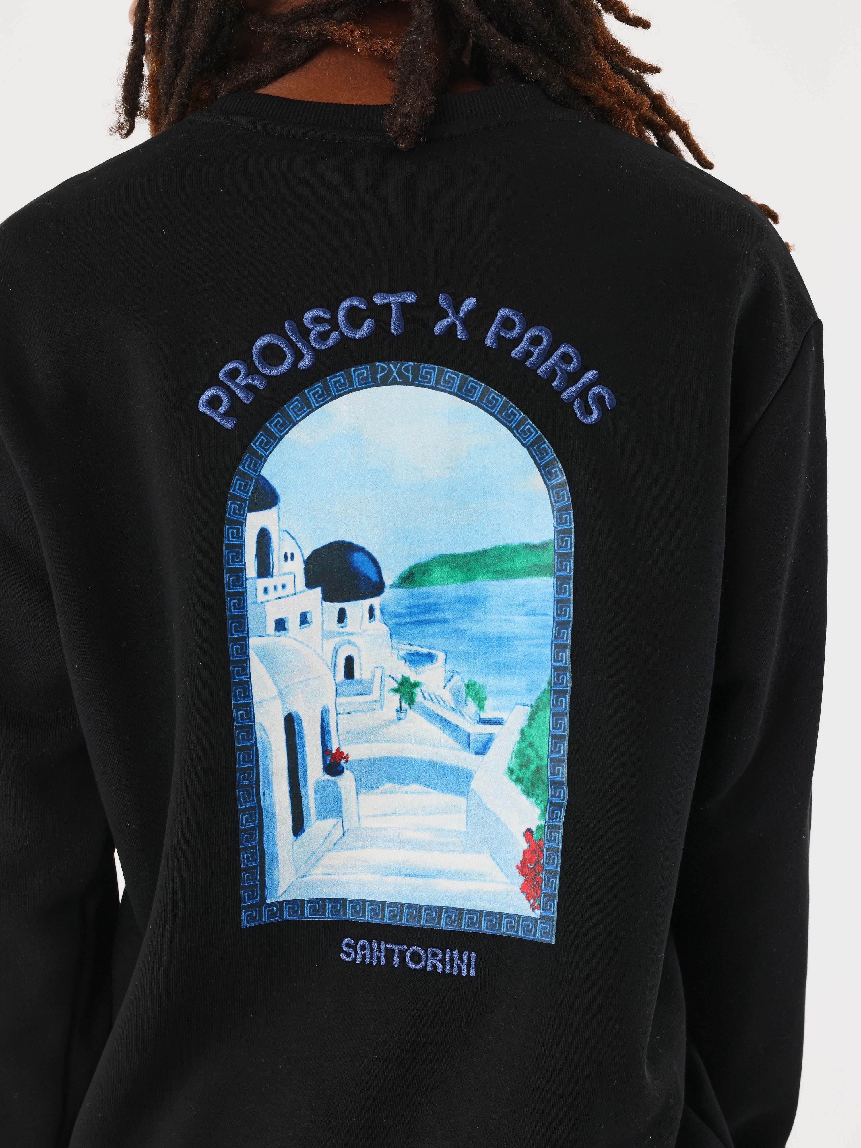 Sweatshirt med rund hals Santorini-5