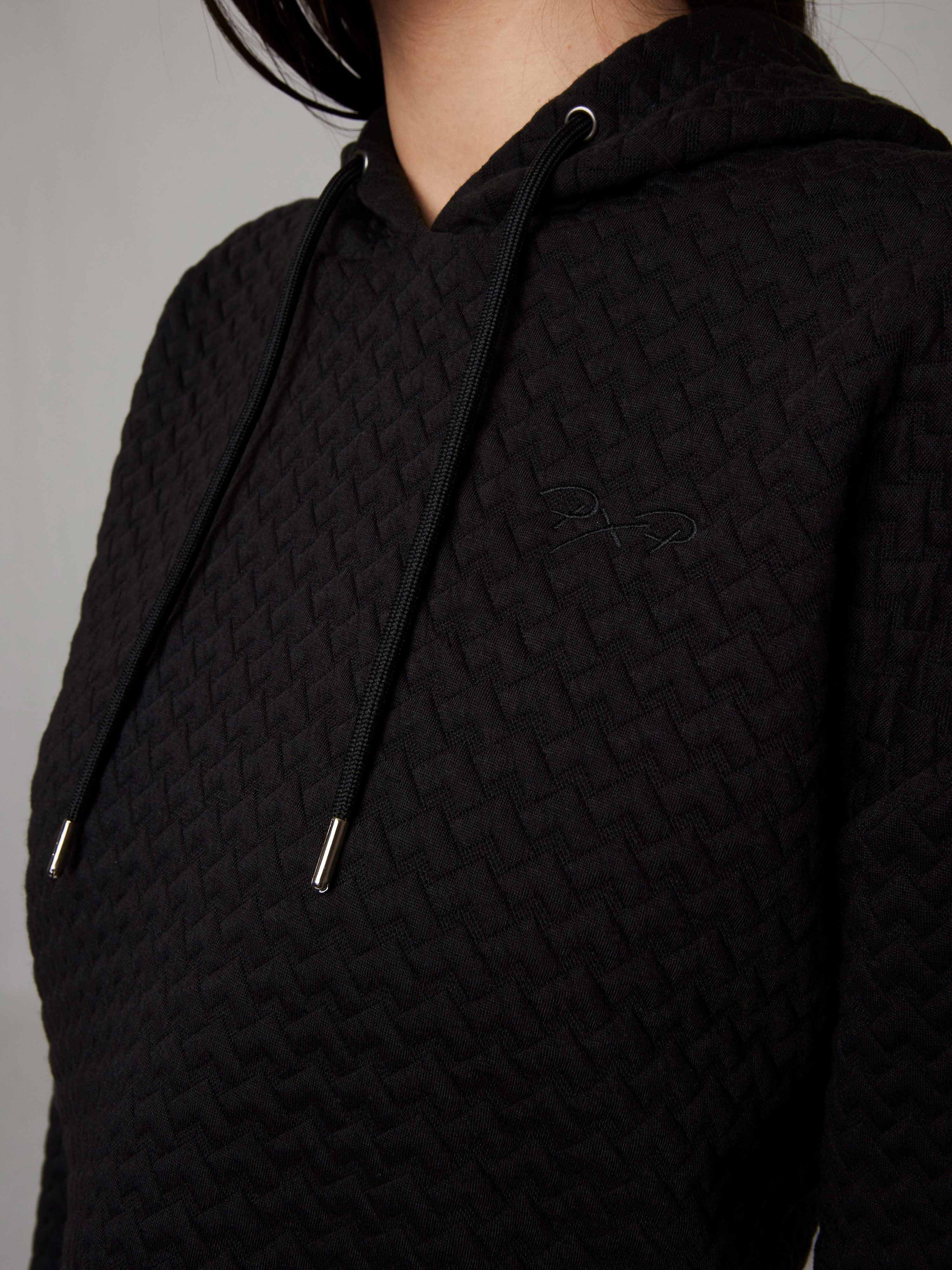 Sudadera con capucha crop top-5